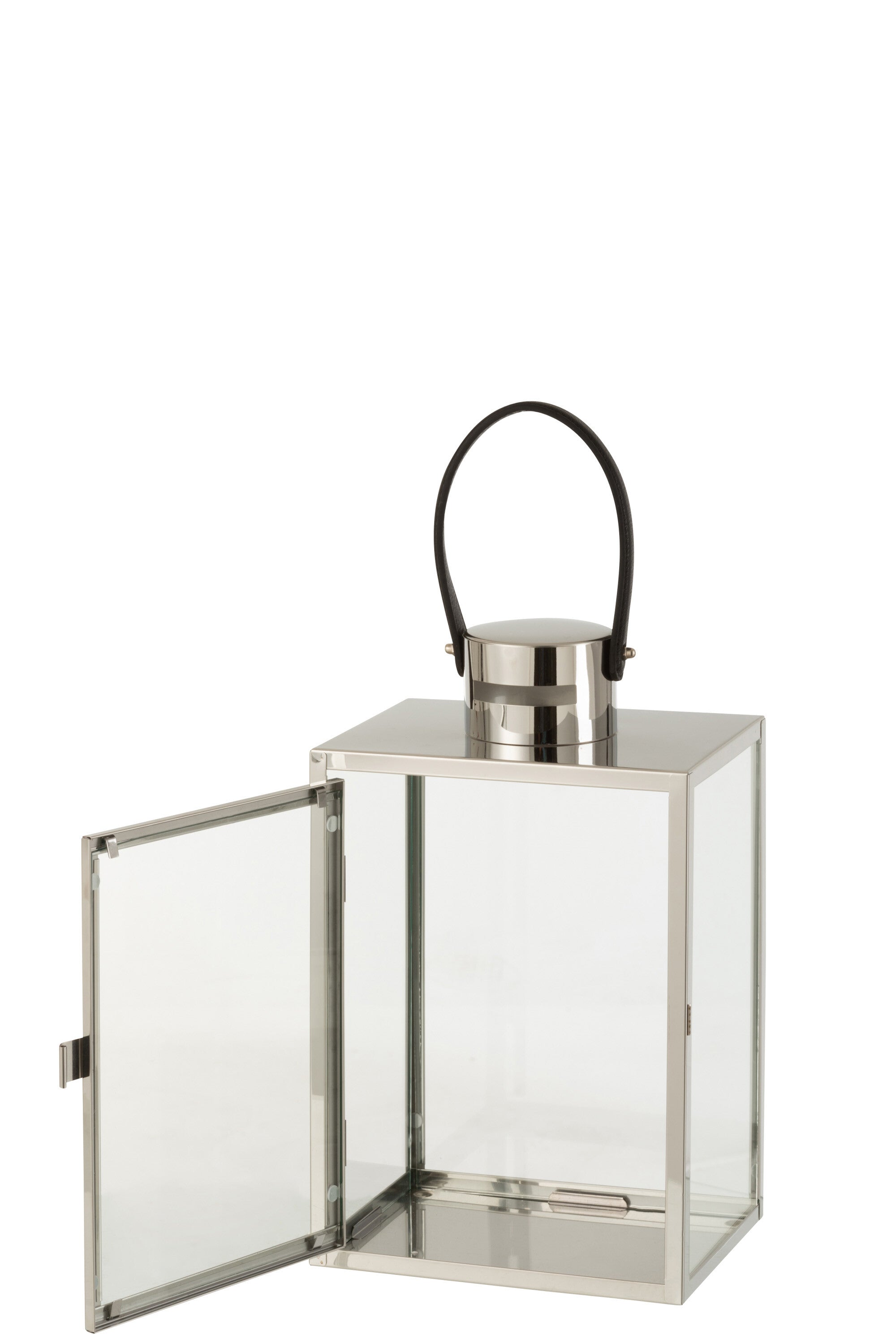 Lantaarn Metaal/Glas Zilverkleurig - J-LINE