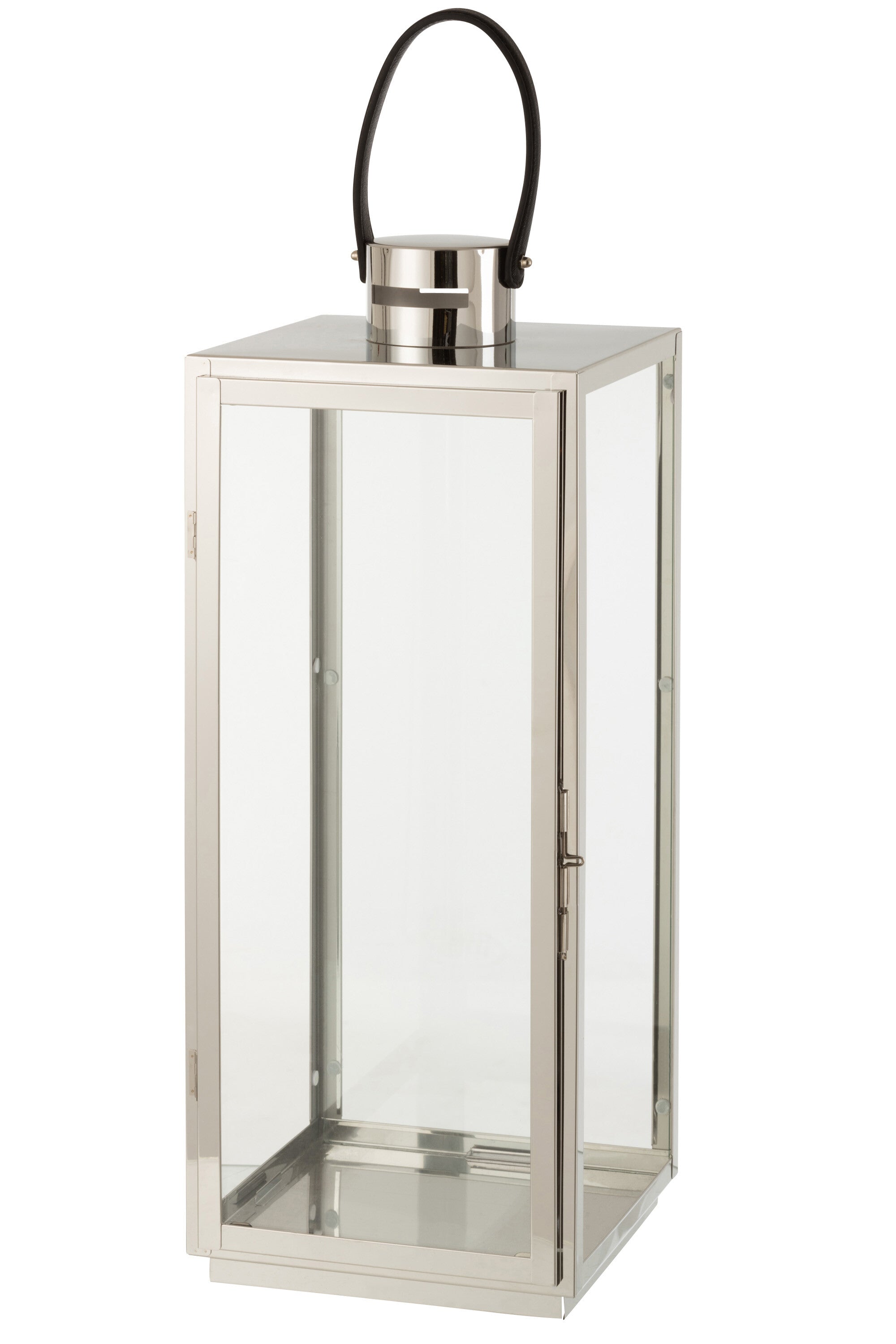 Lantaarn Metaal/Glas Zilverkleurig - J-LINE