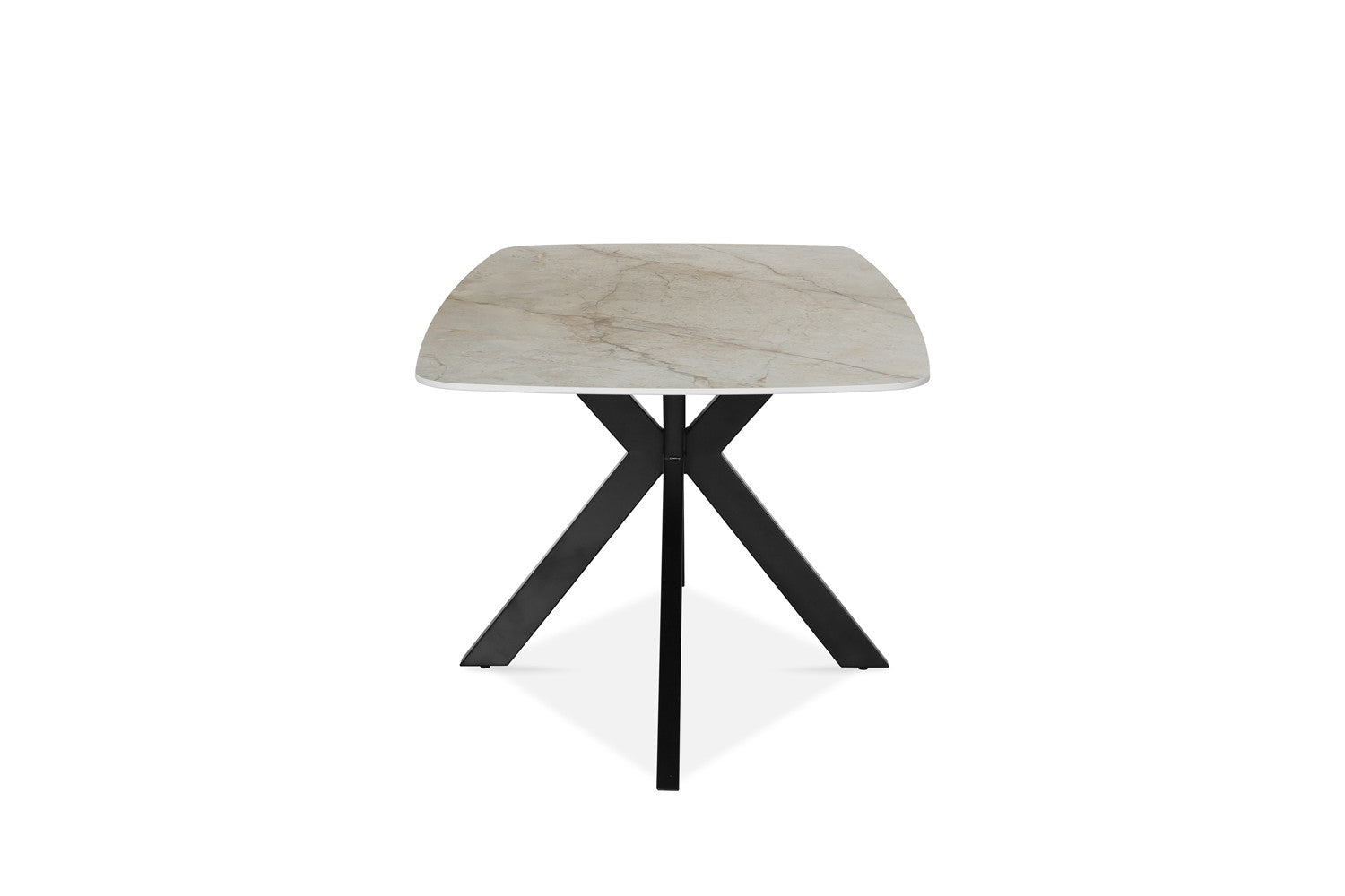 Tafel 'Apollo' 180 cm Deens ovaal glanzend steen Shakespear beige - RS