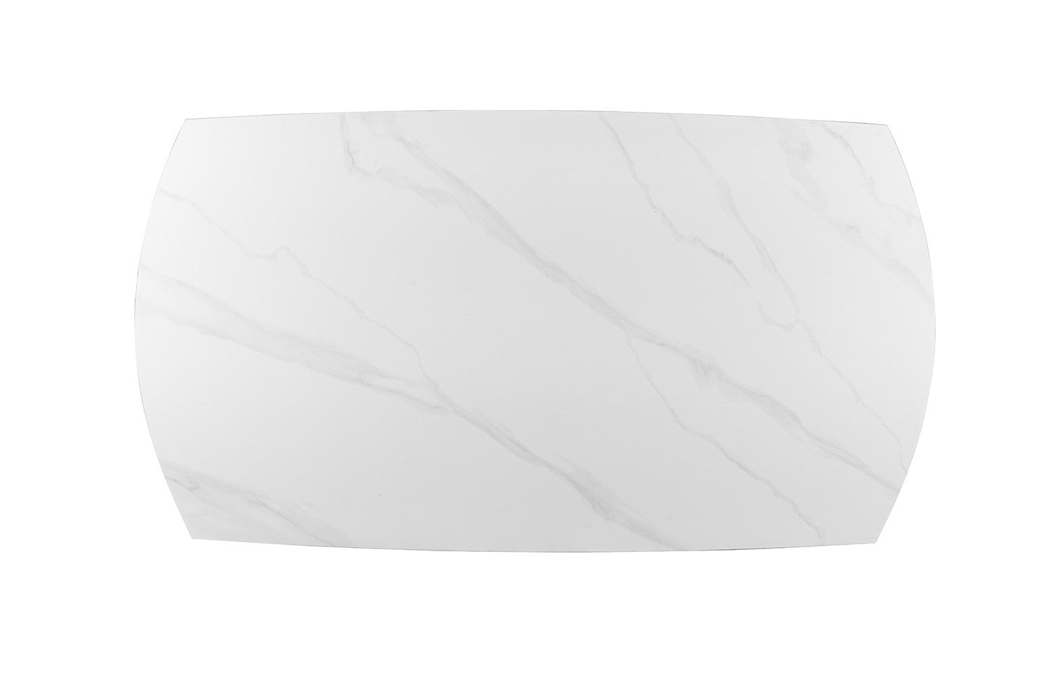 Uitschuifbare tafel 'Ares' 160-240 cm Deens Ovaal Steen Wit - RS