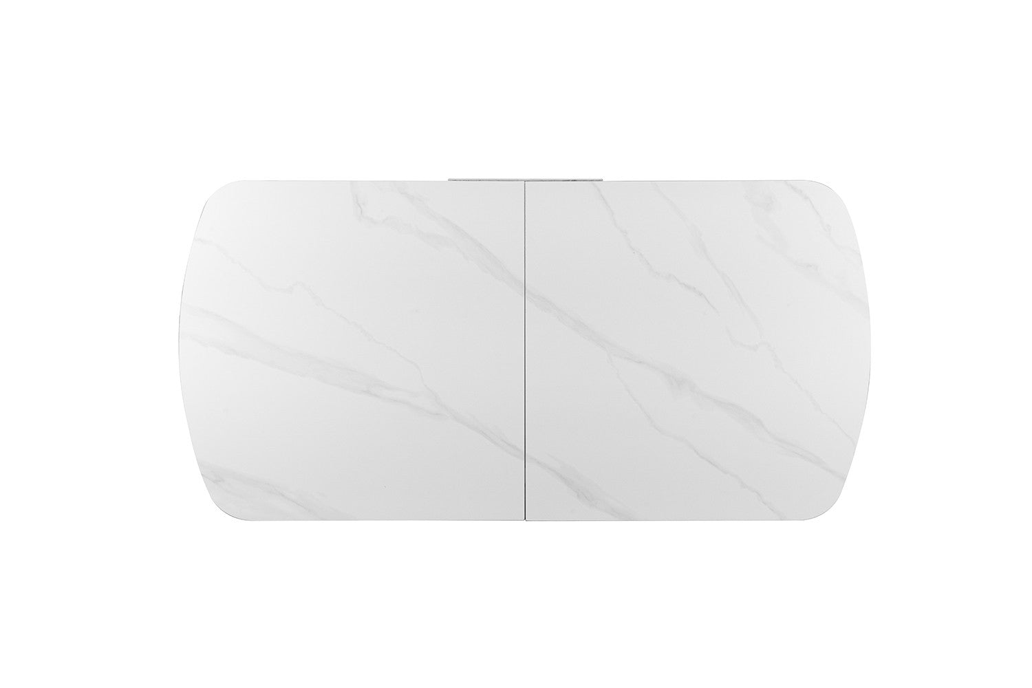 Uitschuifbare tafel 'Hestia' 180-220 cm Deens ovaal steenwit - RS