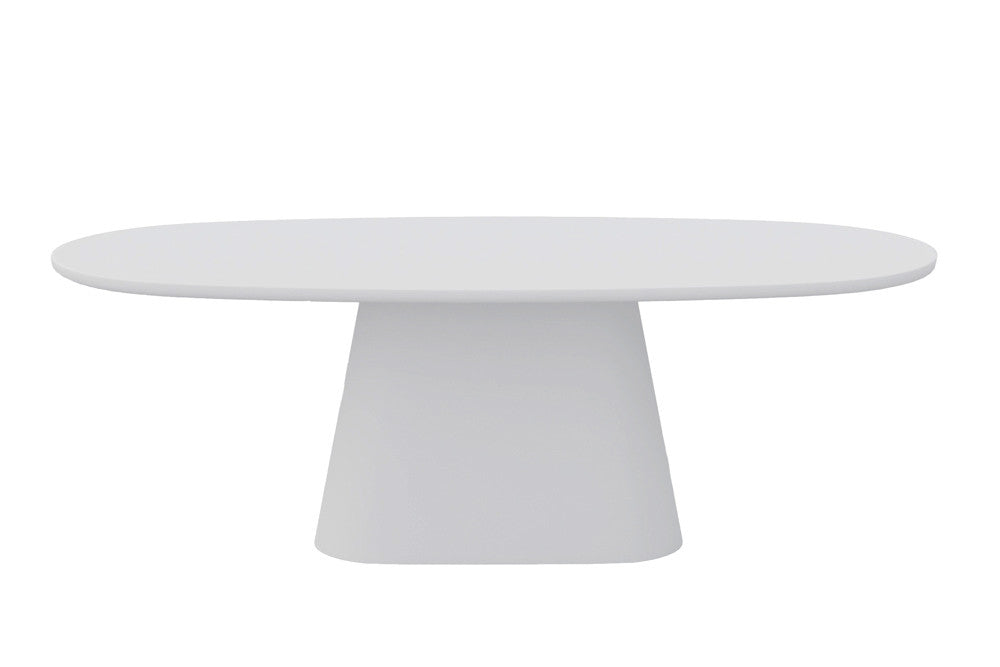 Eettafel 'Tavira' 220 cm Ovaal Cement ecru - RS