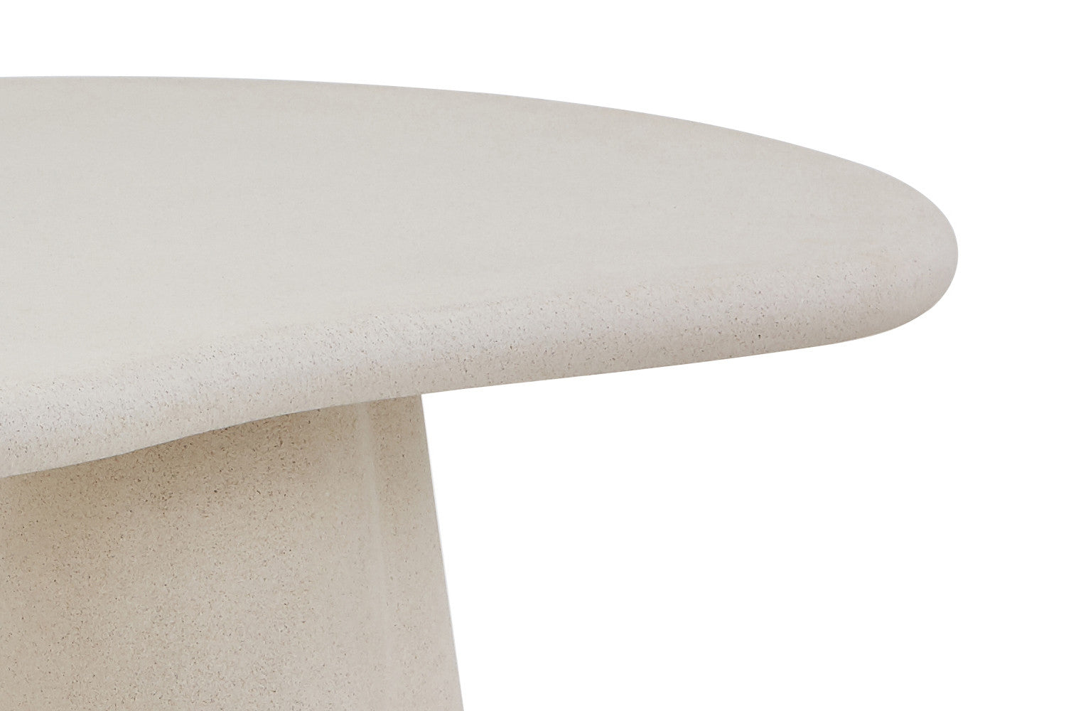 Eettafel 'Faro' 220 cm Organisch Cement - RS