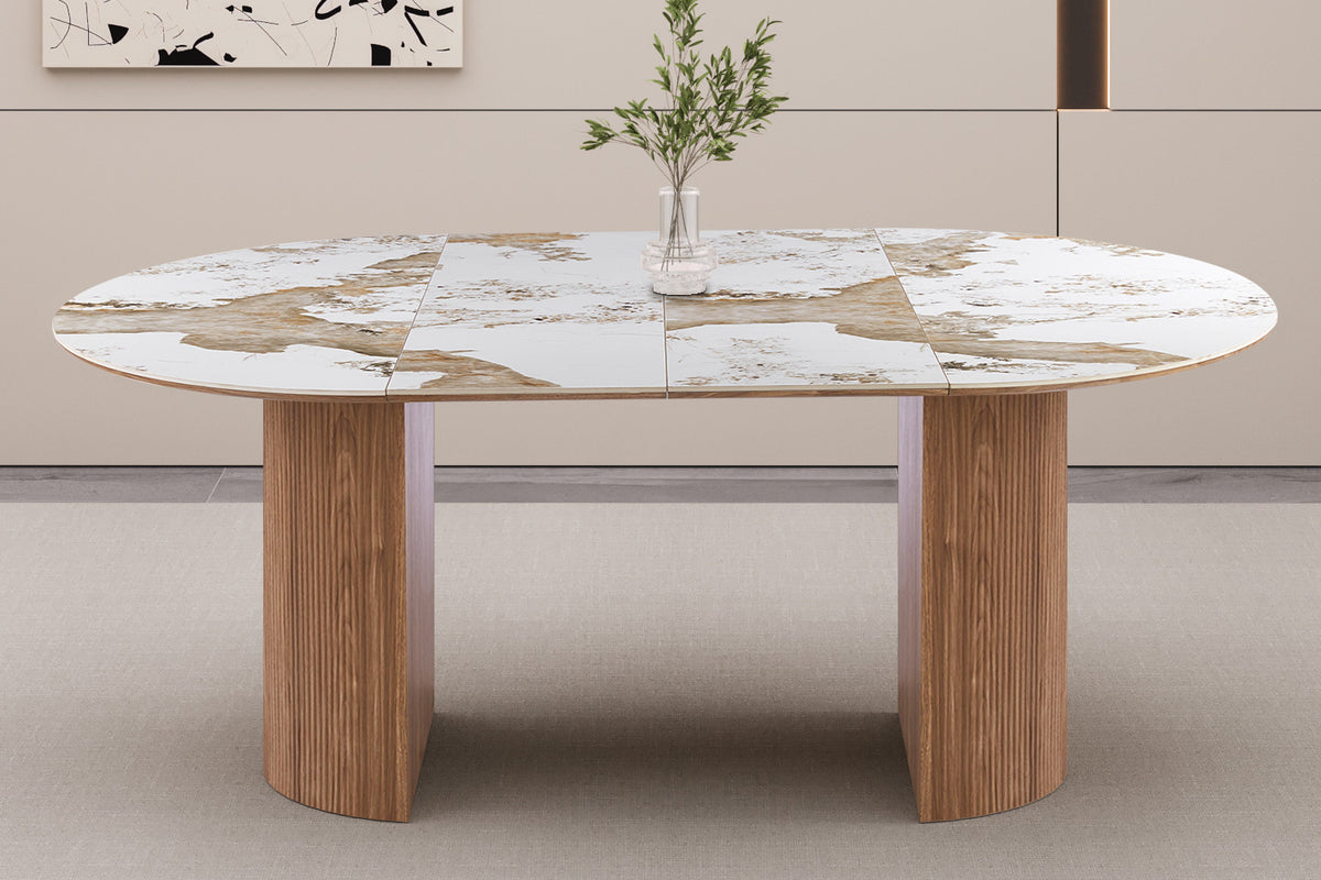 Uitschuifbare tafel 'Evora' 120-160-200 cm - RS
