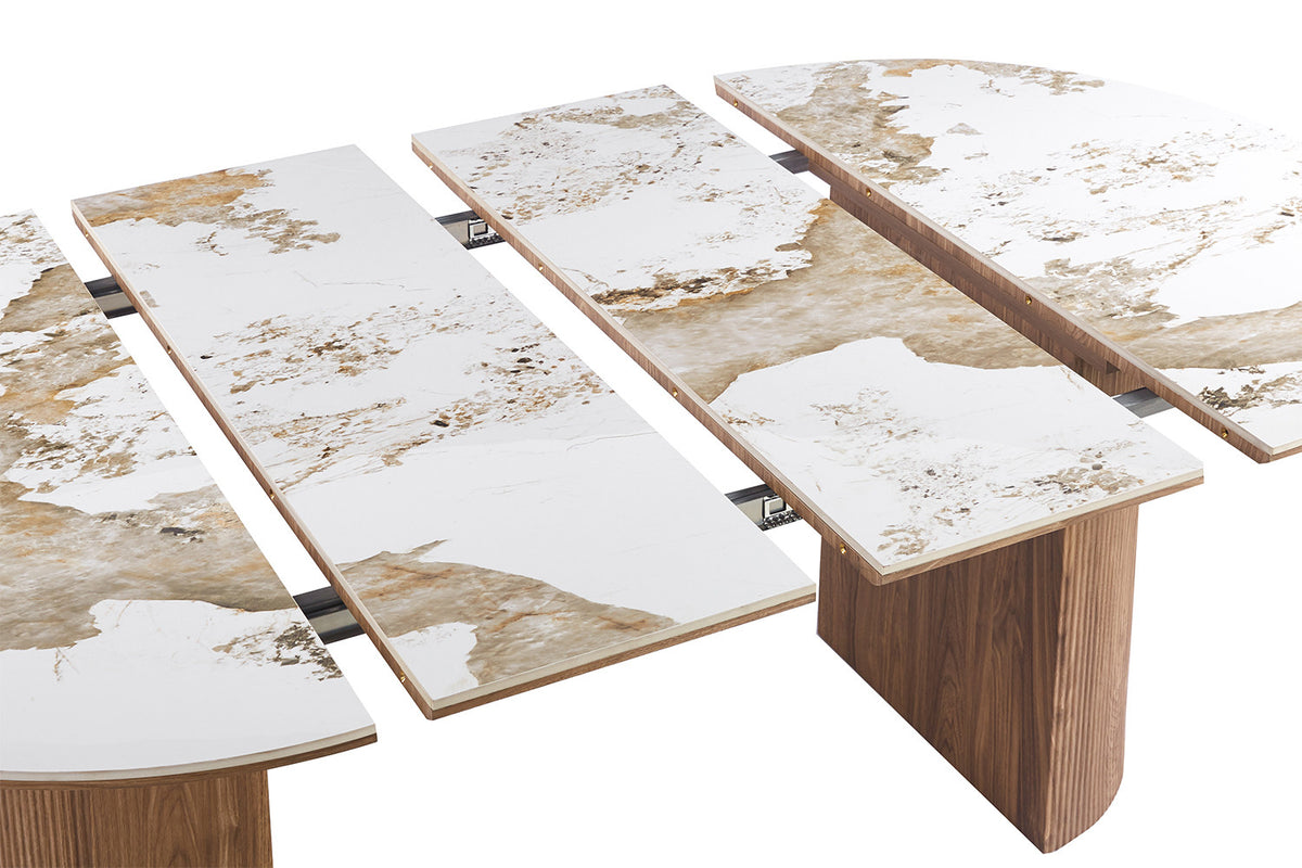 Uitschuifbare tafel 'Evora' 120-160-200 cm - RS
