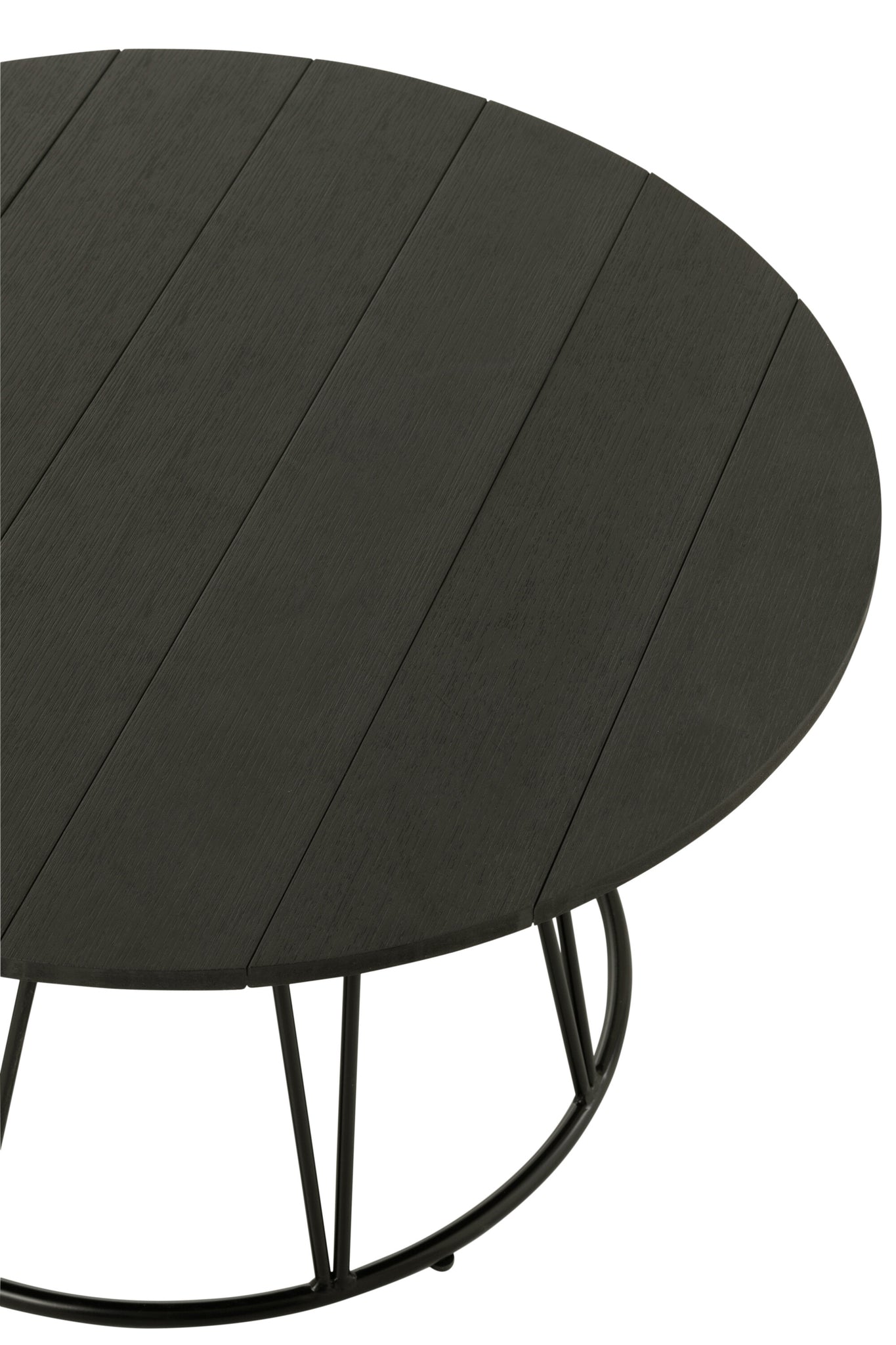 Salontafel Zoa Staal/Polyethyleen Zwart - J-LINE
