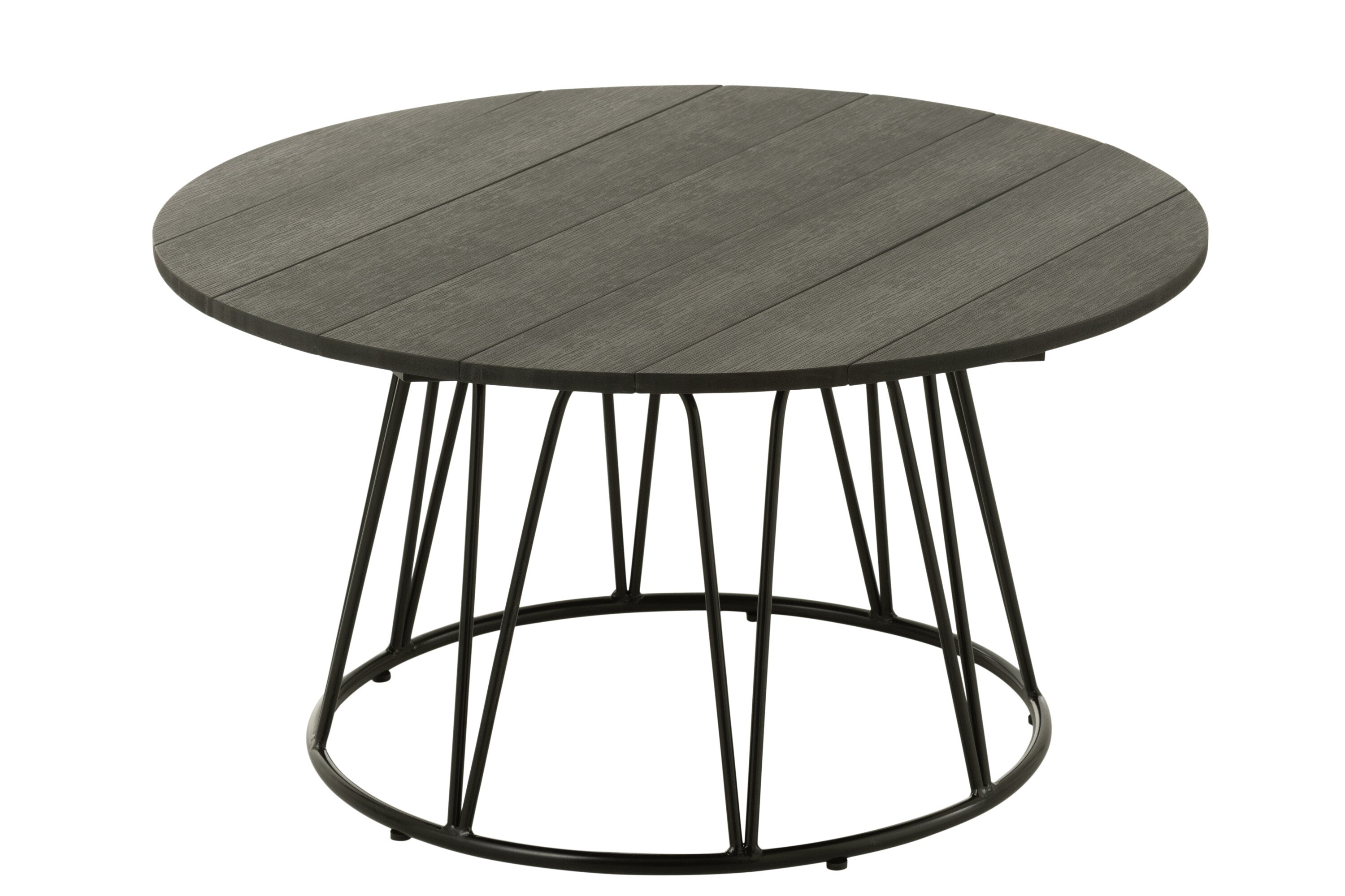 Salontafel Zoa Staal/Polyethyleen Zwart - J-LINE