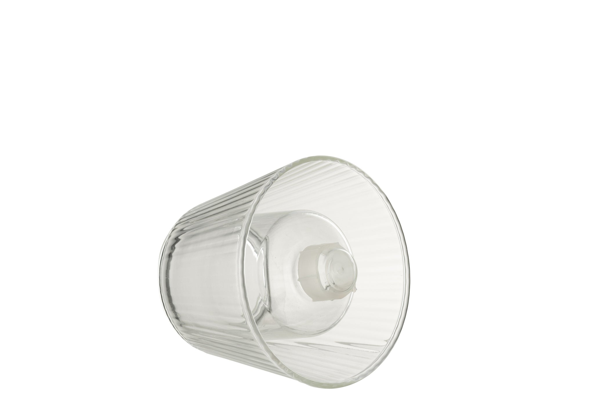 Theelicht Hoed Glas Transparant - J-LINE