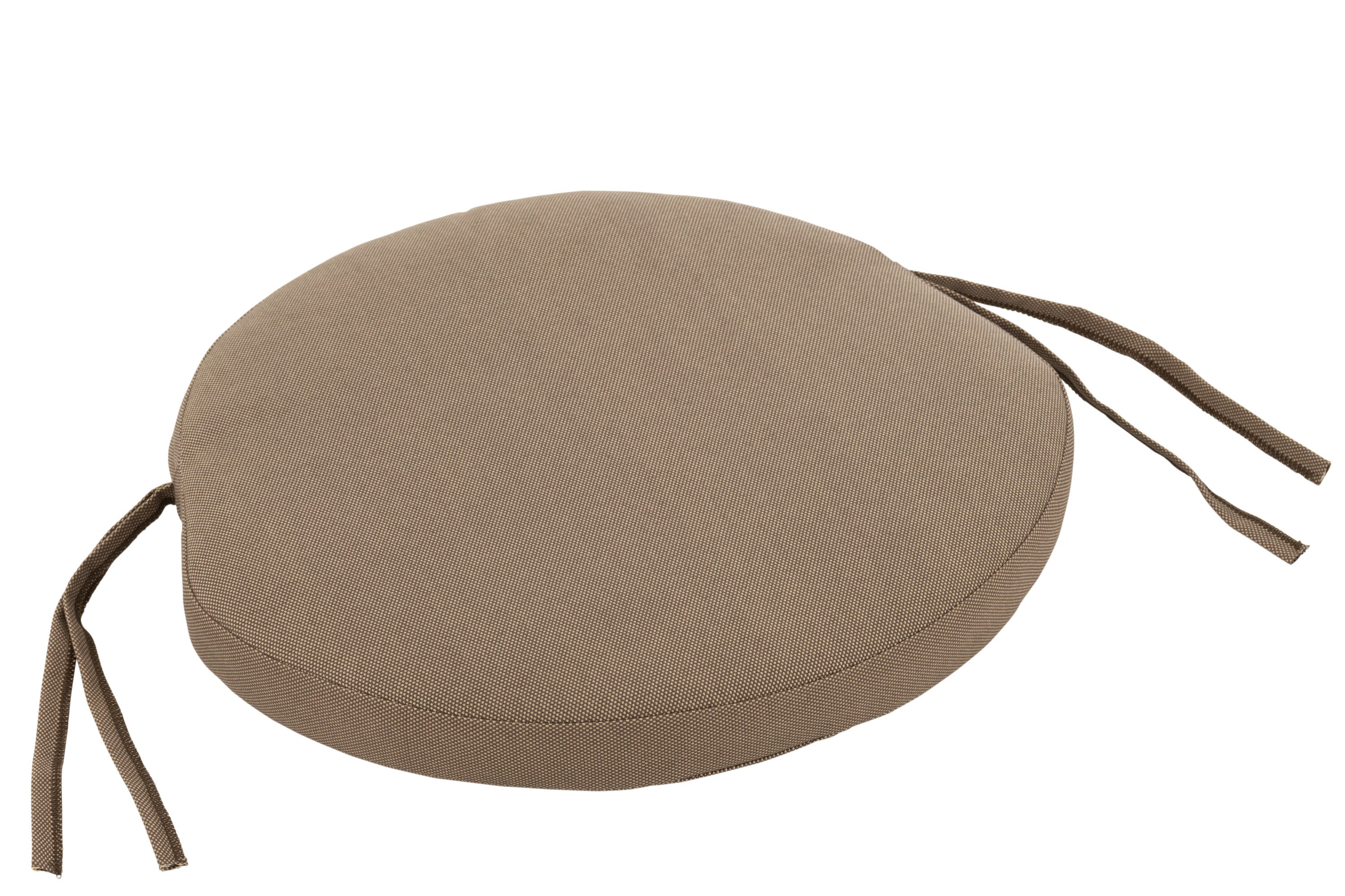 Chaise Toa en acier et corde marron - J-LINE
