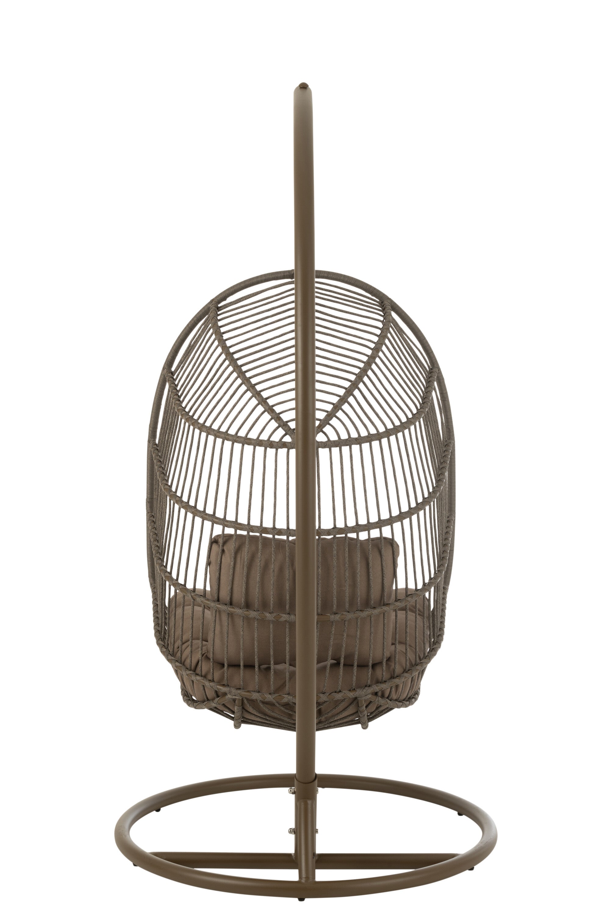 Hangstoel Egga Staal/Touw Bruin - J-LINE