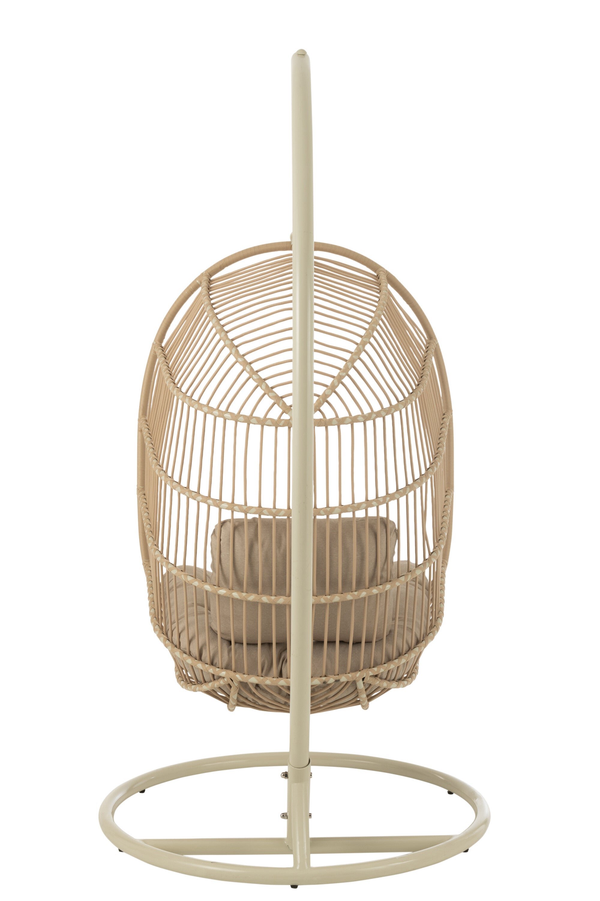 Hangstoel Egga Staal/Touw Beige - J-LINE