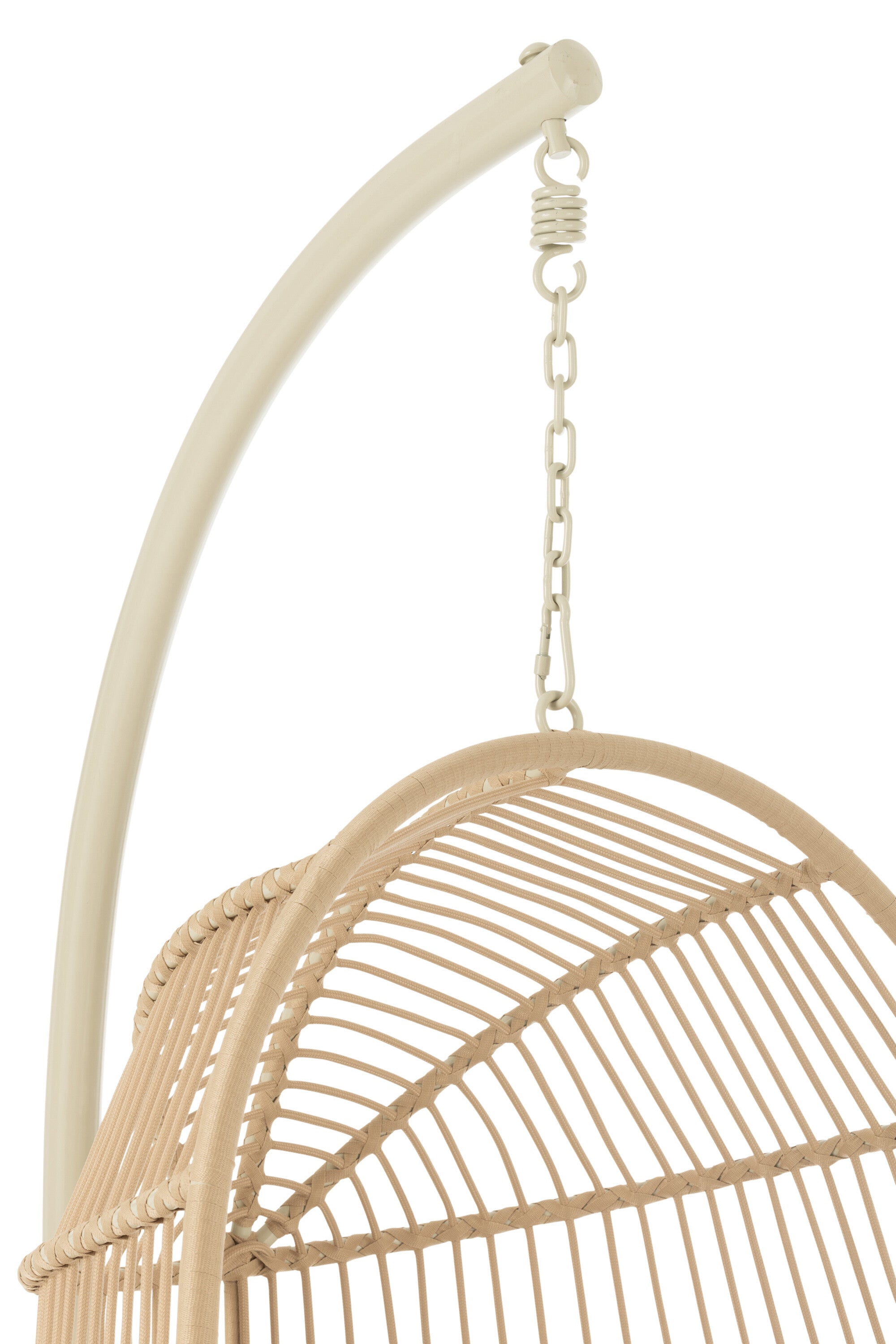 Hangstoel Egga Staal/Touw Beige - J-LINE