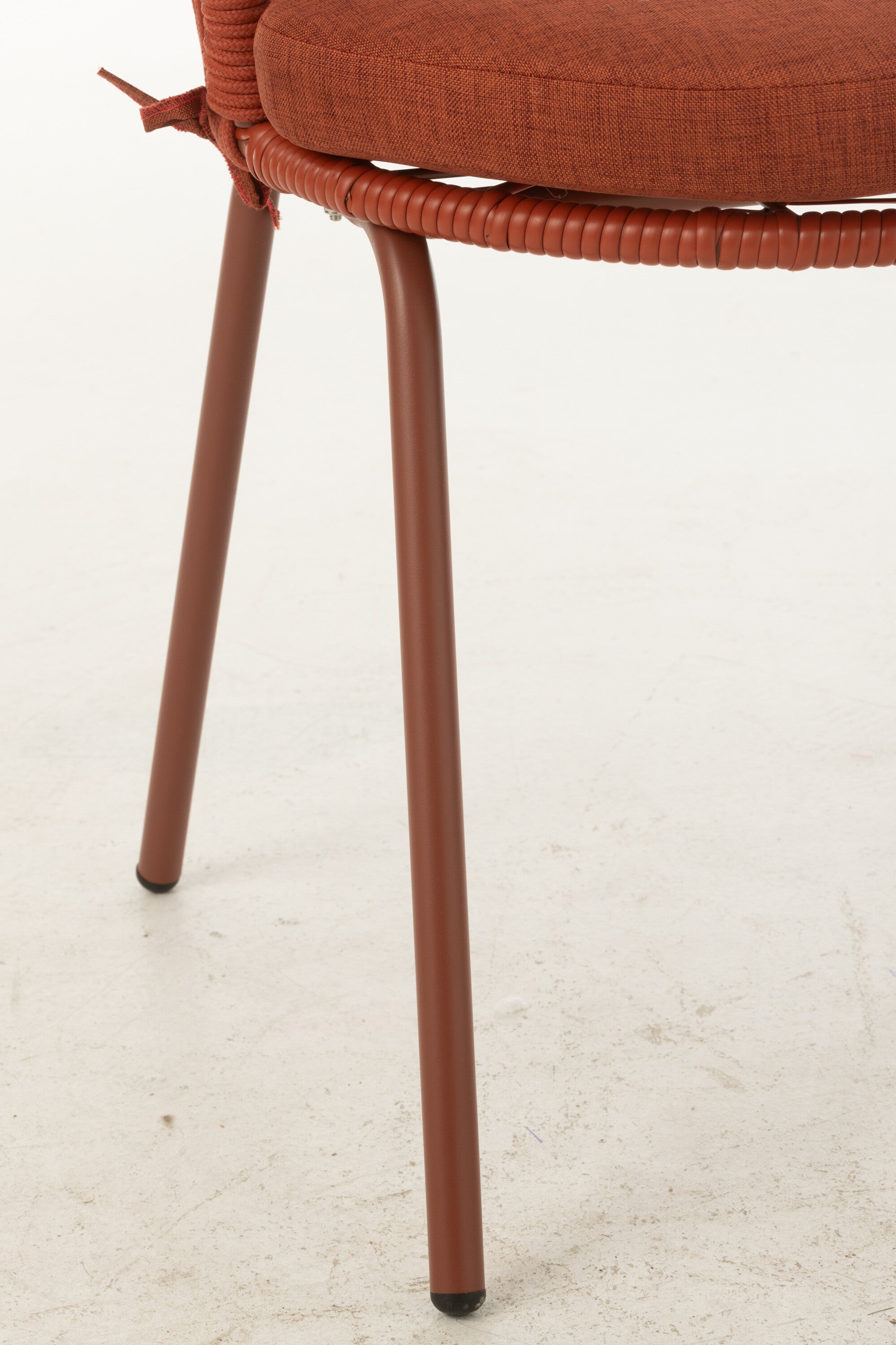 Chaise Toa Acier/Corde Rouge - J-LINE