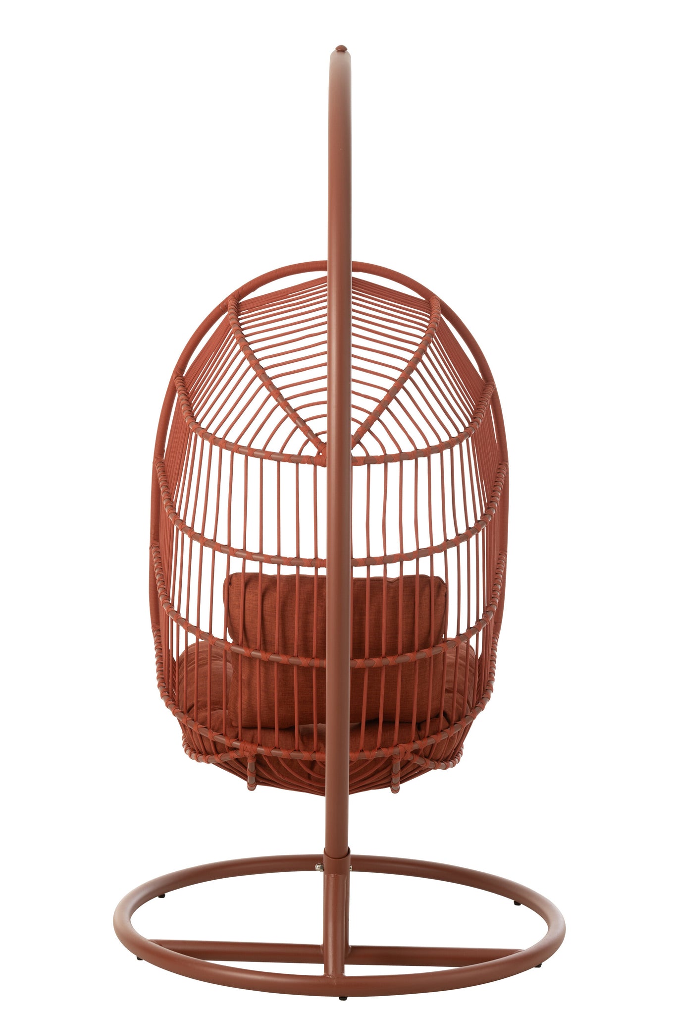 Hangstoel Egga Staal/Touw Rood - J-LINE