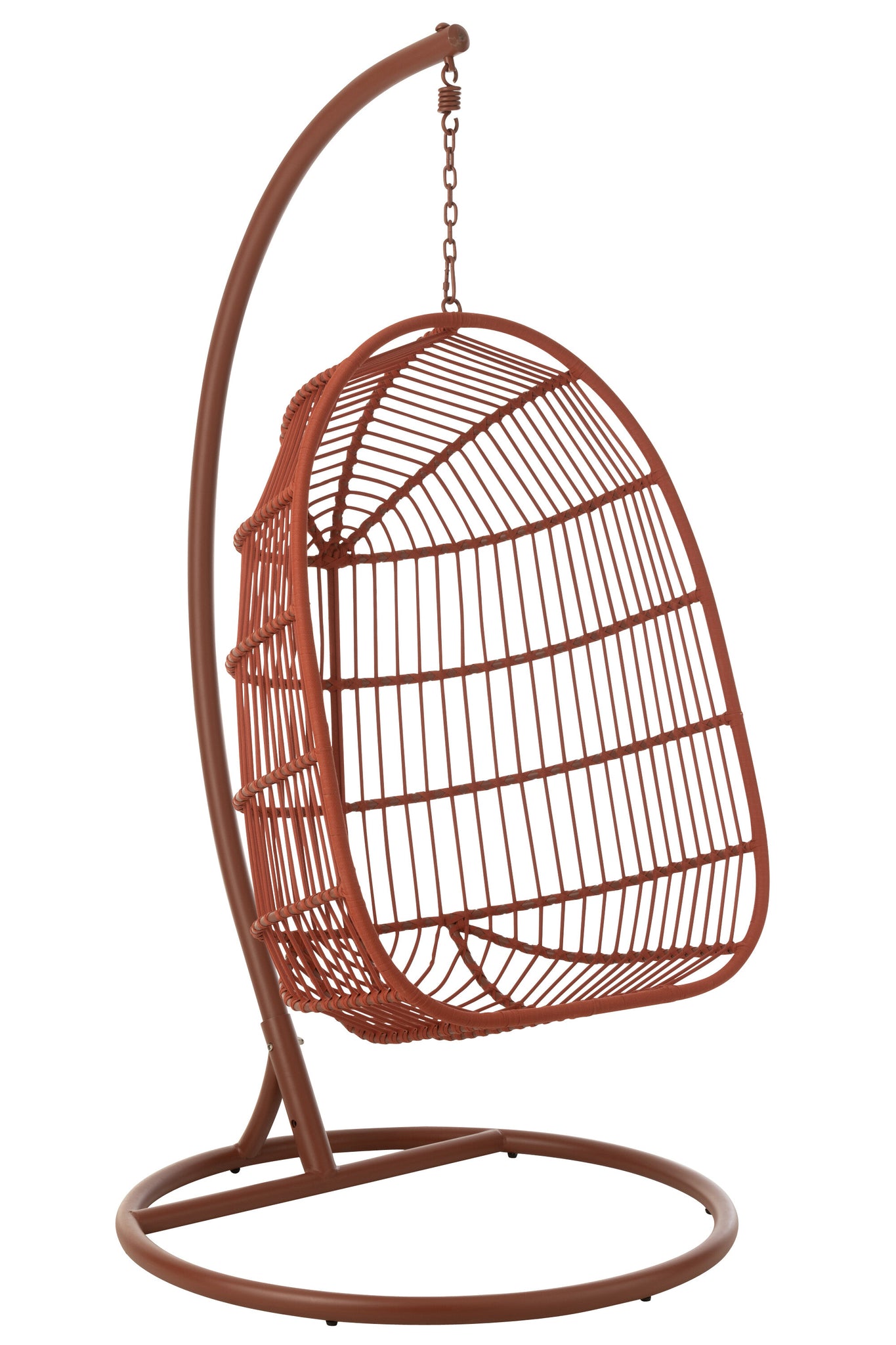 Hangstoel Egga Staal/Touw Rood - J-LINE