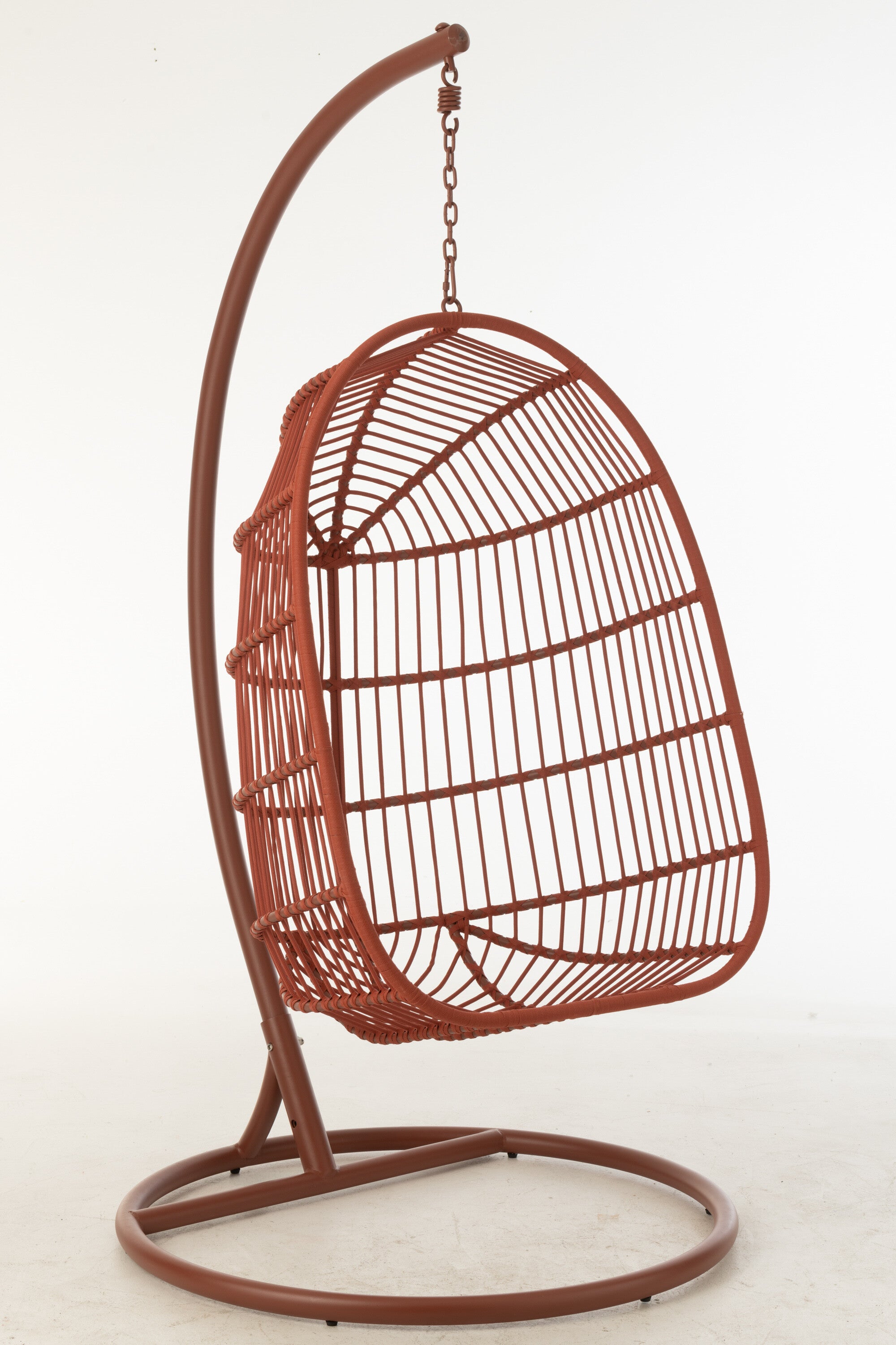 Hangstoel Egga Staal/Touw Rood - J-LINE