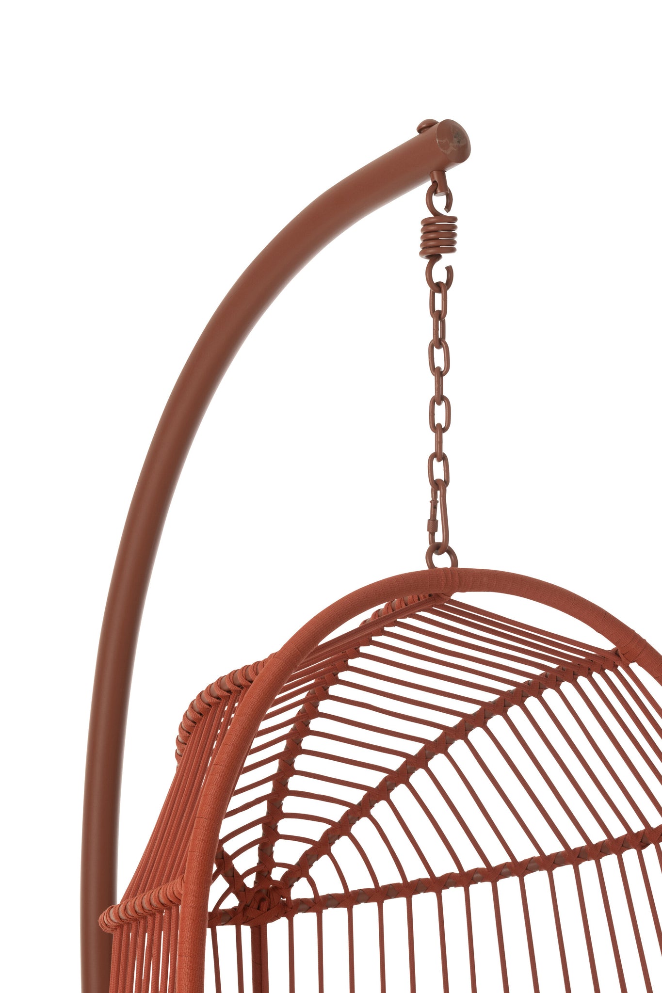 Hangstoel Egga Staal/Touw Rood - J-LINE