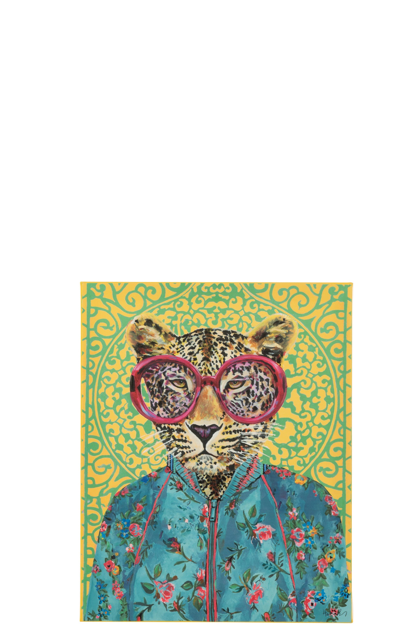 Wanddecoratie Tijger Popart Canvas - J-LINE