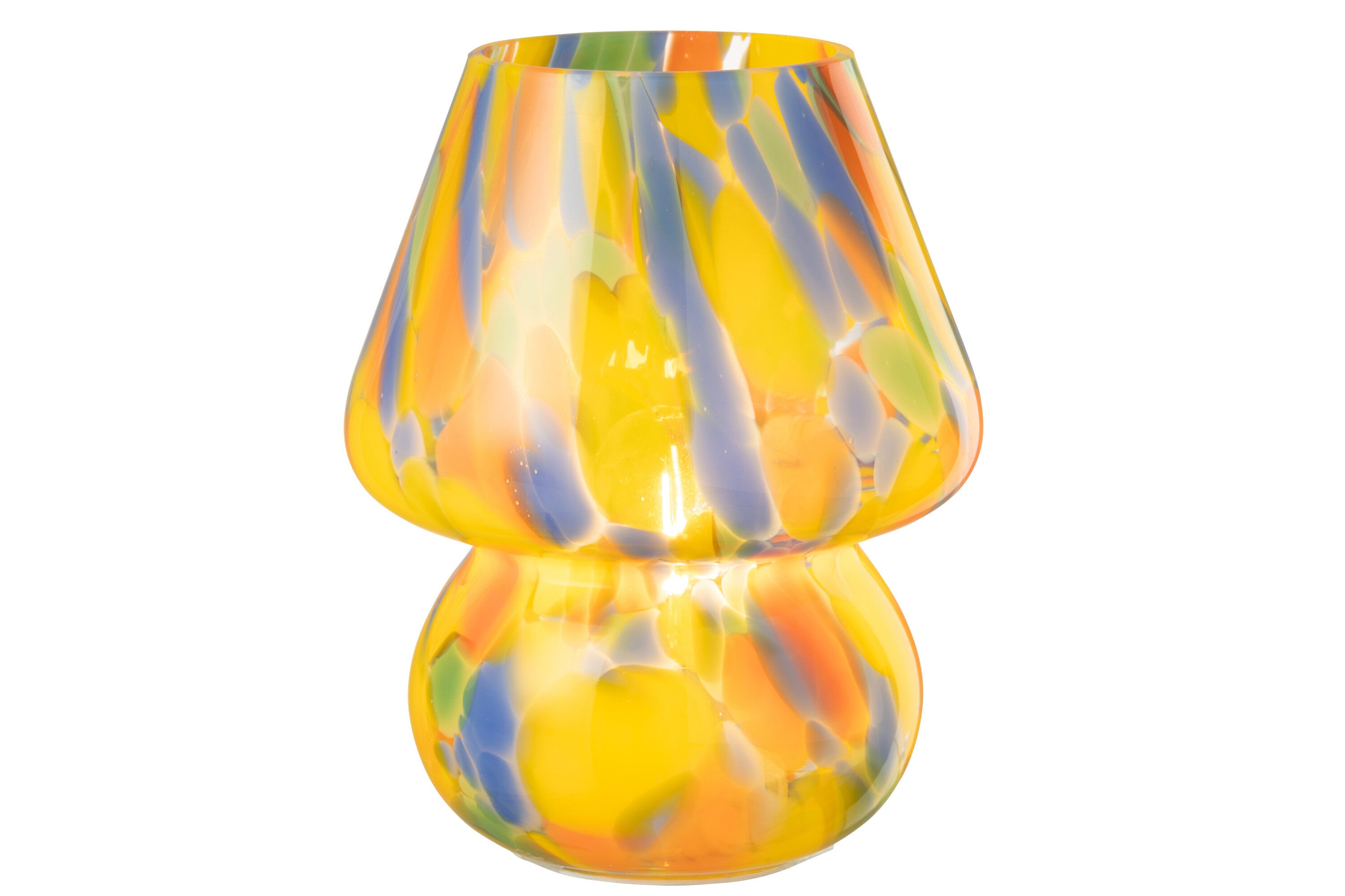 Tafellamp Regenboog Glas Mix L - J-LINE