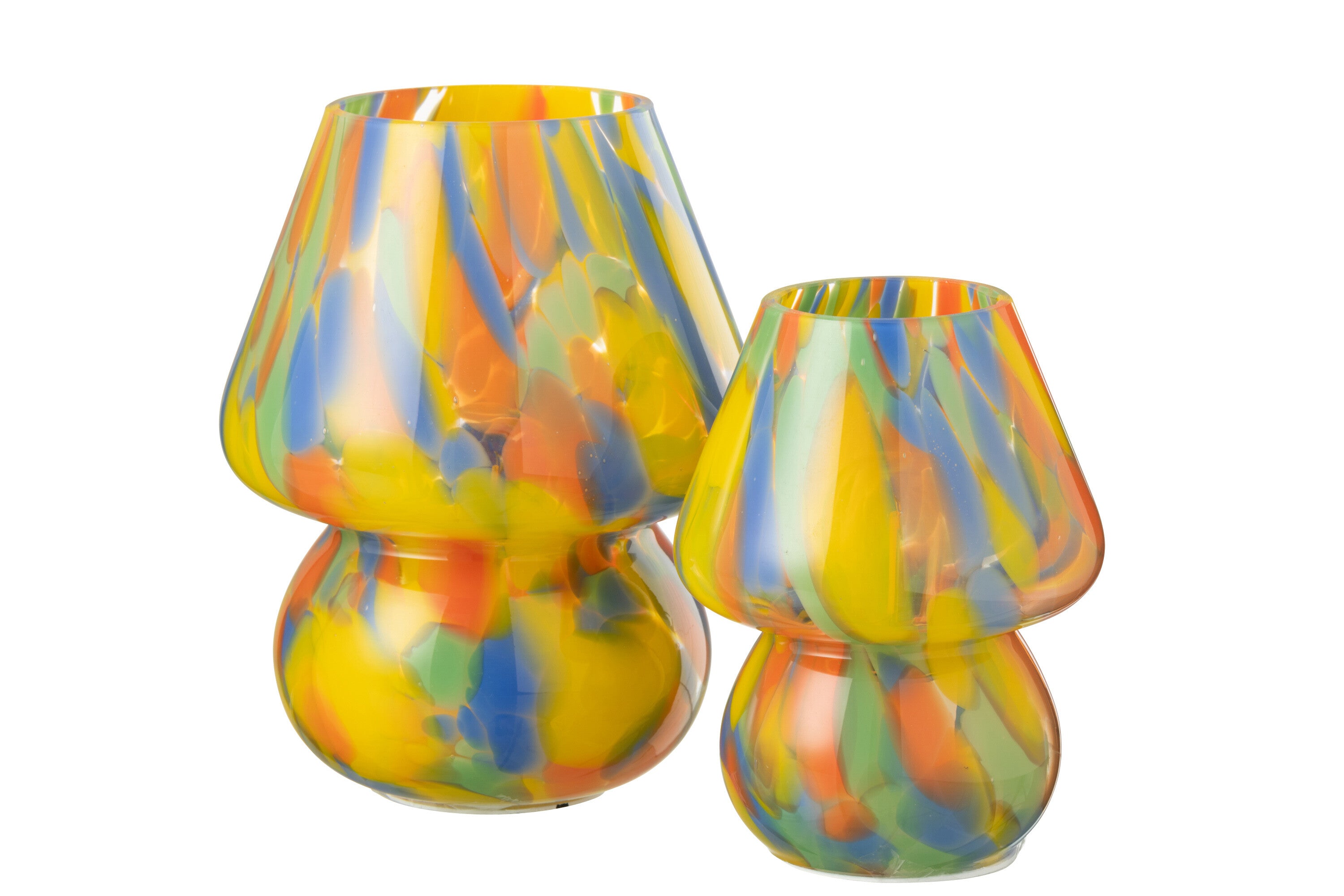 Tafellamp Regenboog Glas Mix L - J-LINE