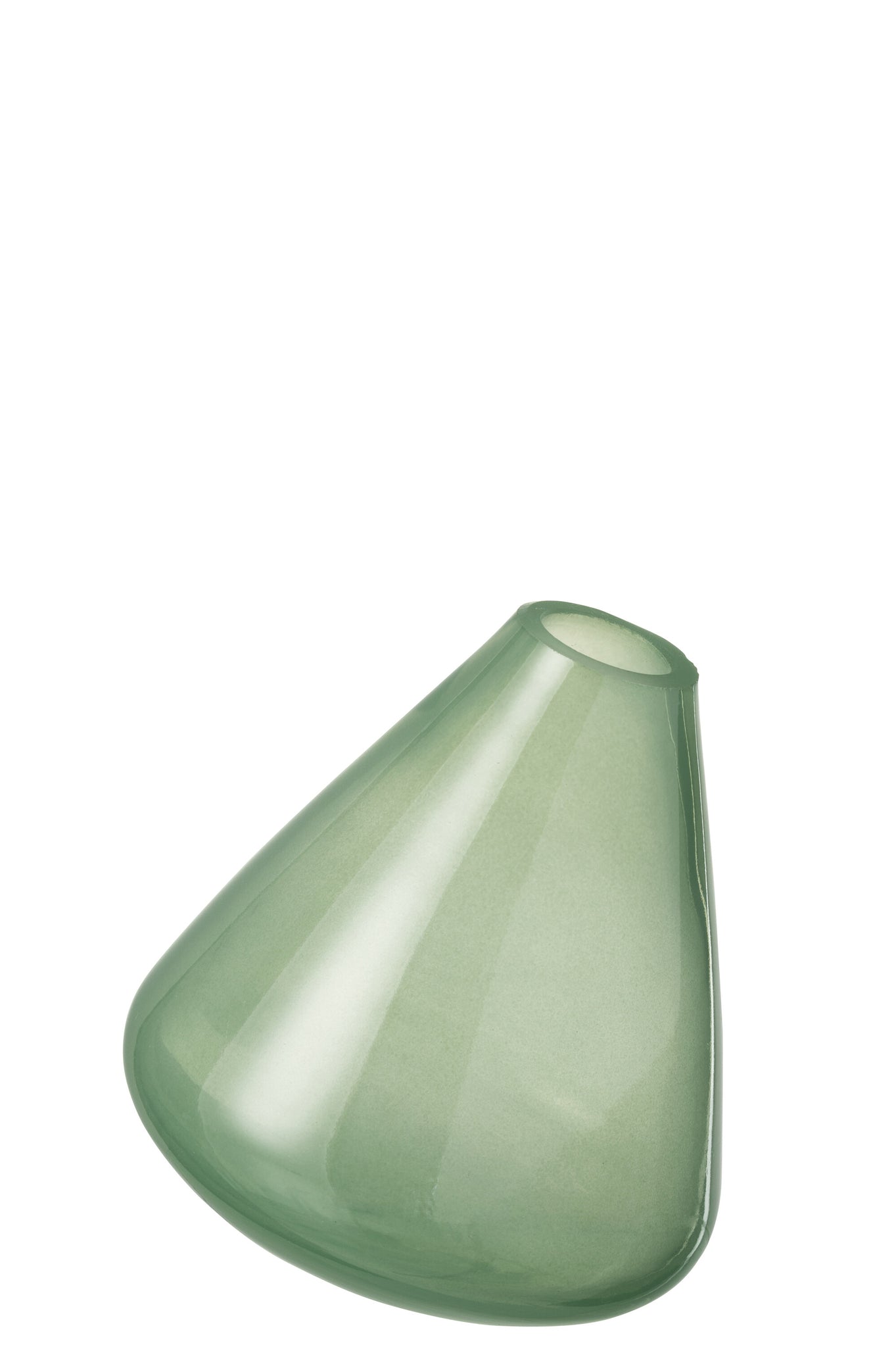 Vase Topaze Verre Vert foncé - J-LINE