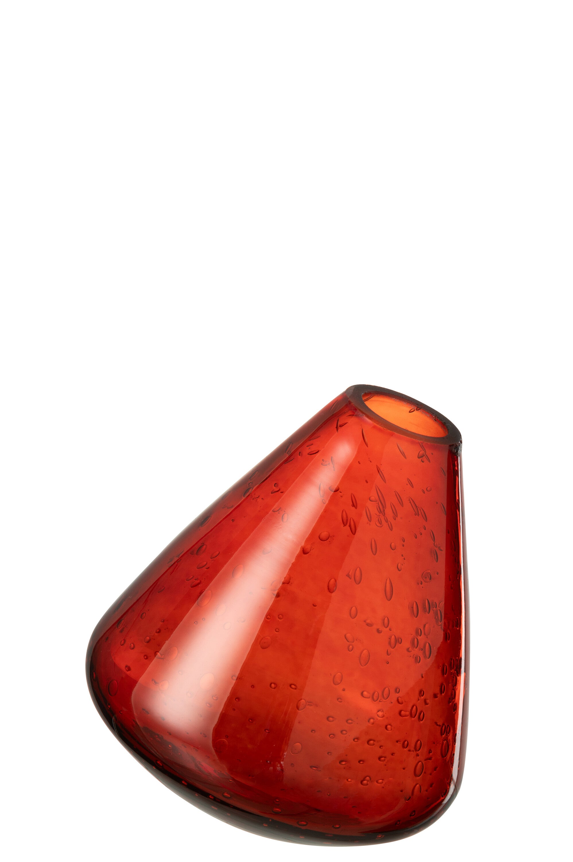 Vaas Topaas Glas Donker Oranje - J-LINE