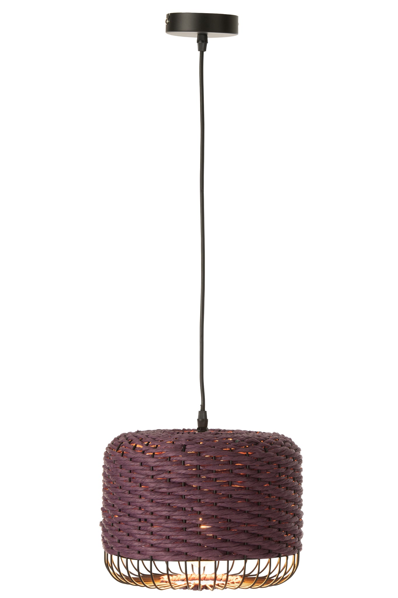 Suspension Métal Violet - J-LINE