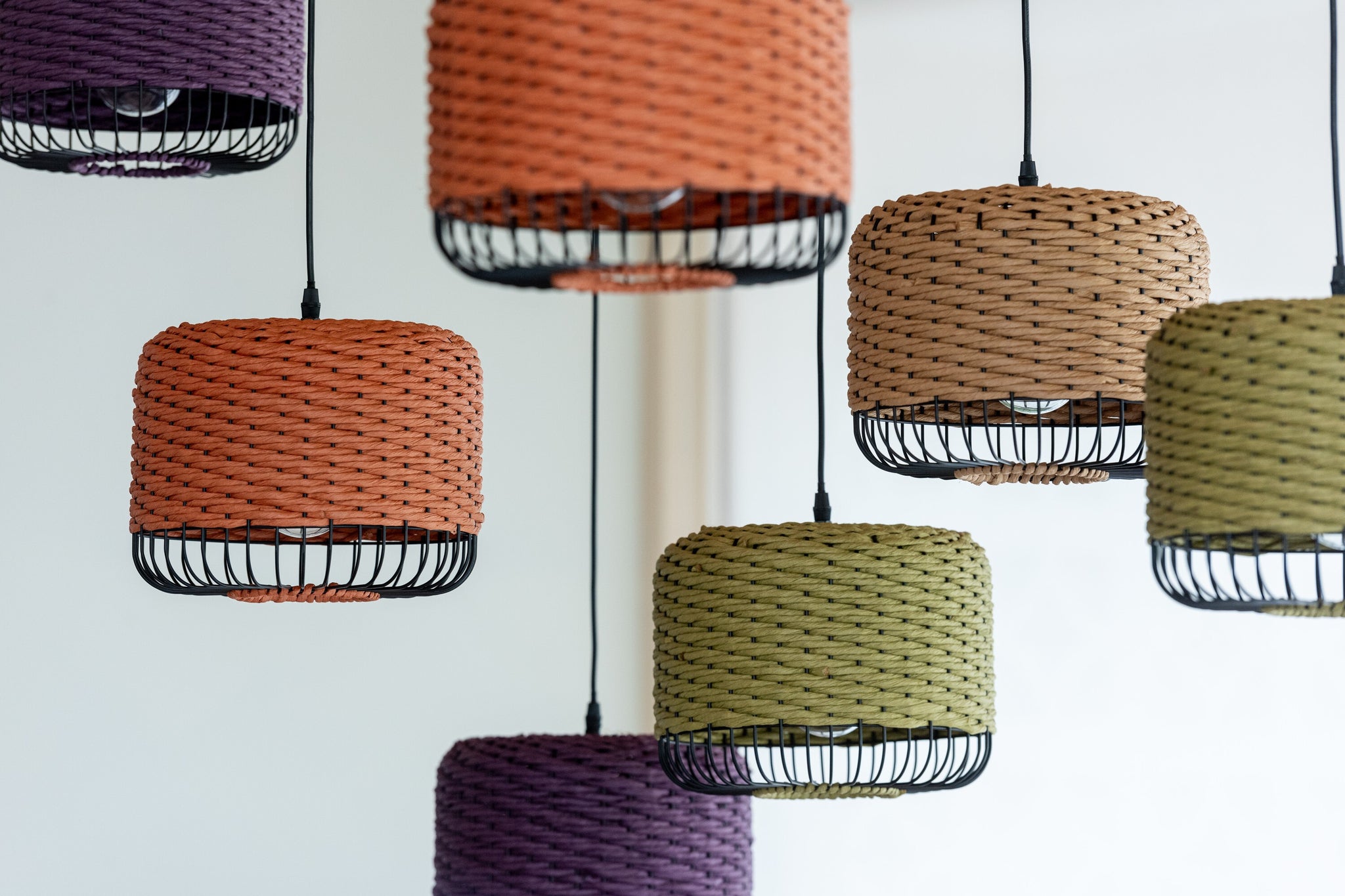 Suspension Métal Violet - J-LINE