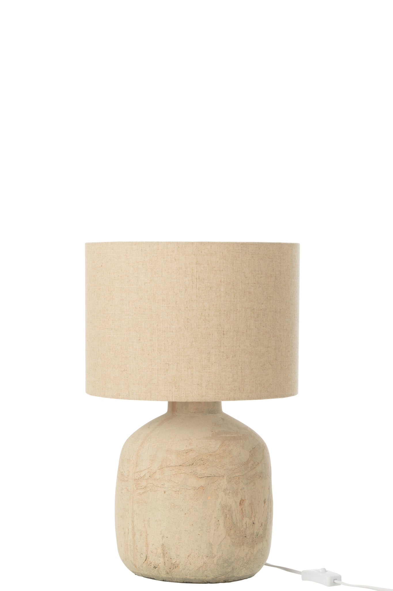 Lampe de table Mia terre cuite beige S - J-LINE