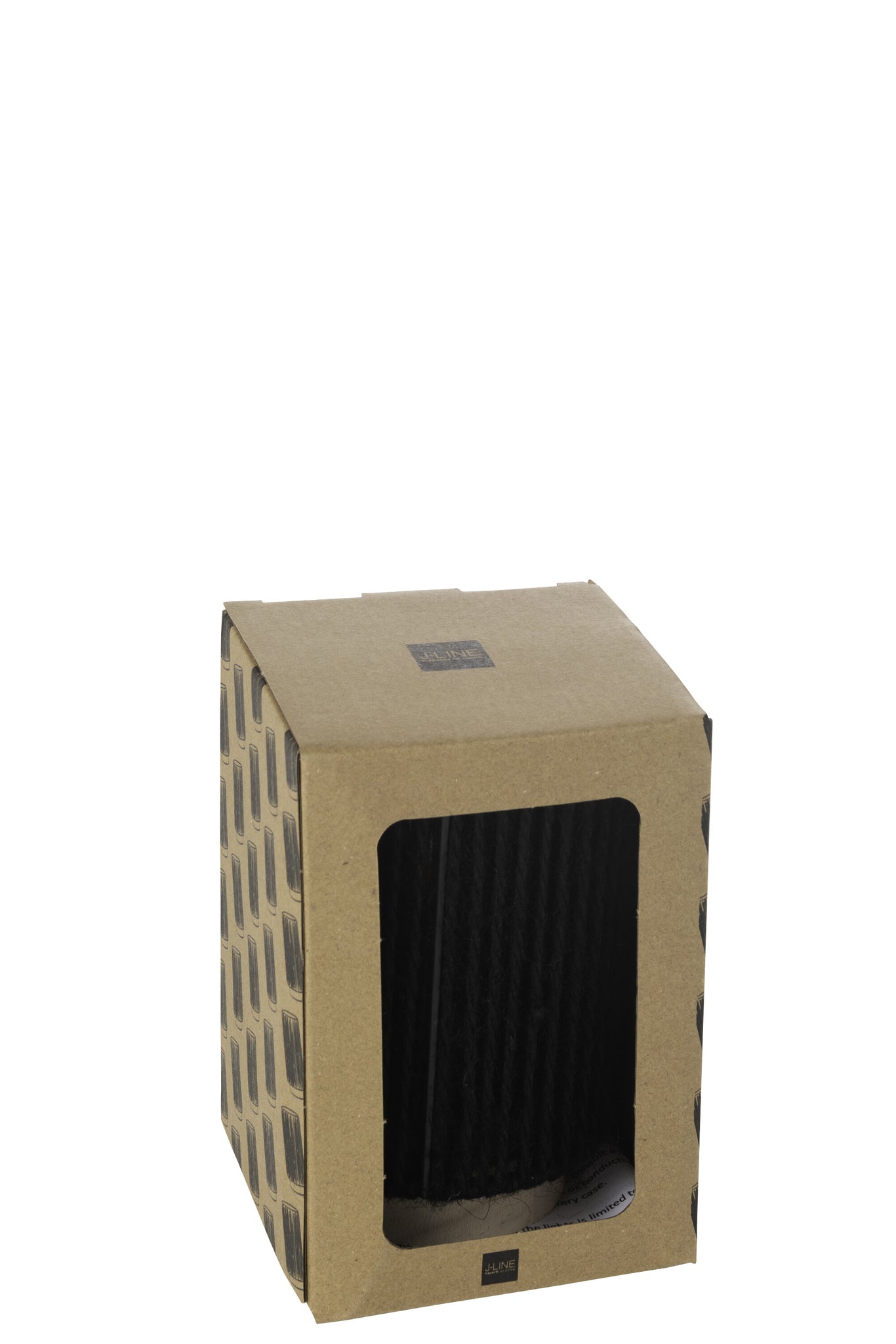 Lampe de table métal/coton noir S - J-LINE