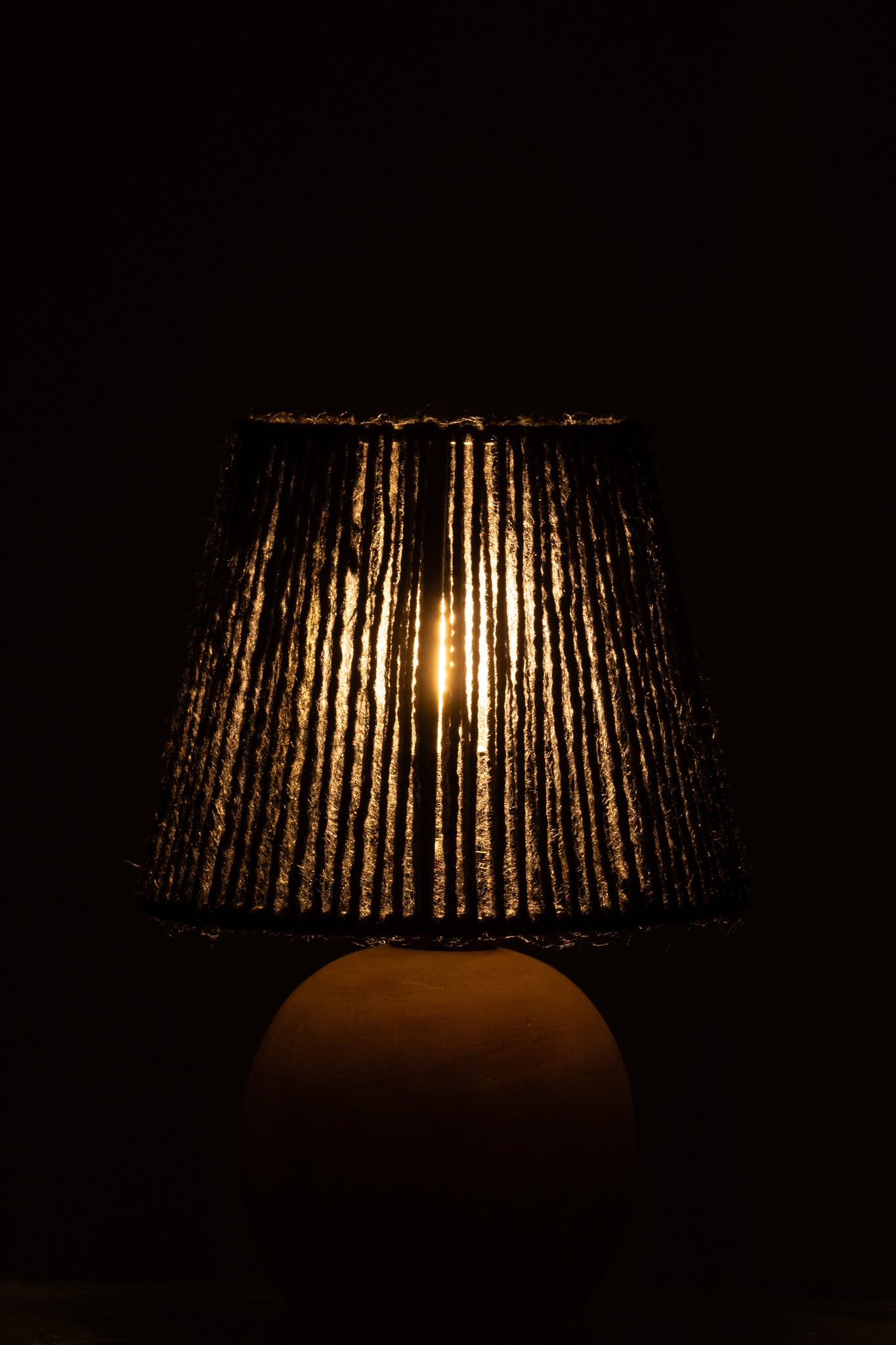 Tafellamp Hout/Metaal Zwart - J-LINE