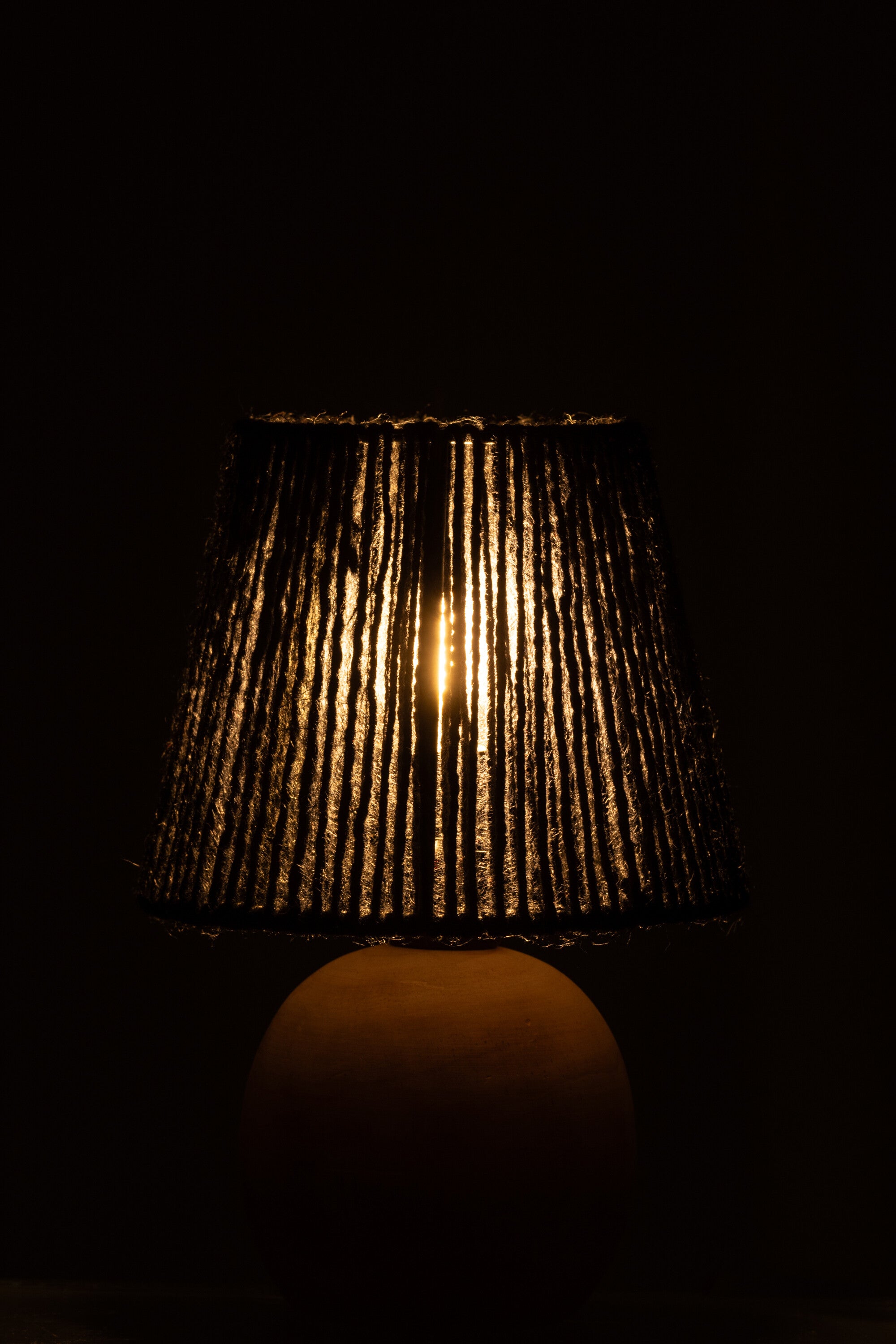 Lampe de table Bois/Métal Noir - J-LINE