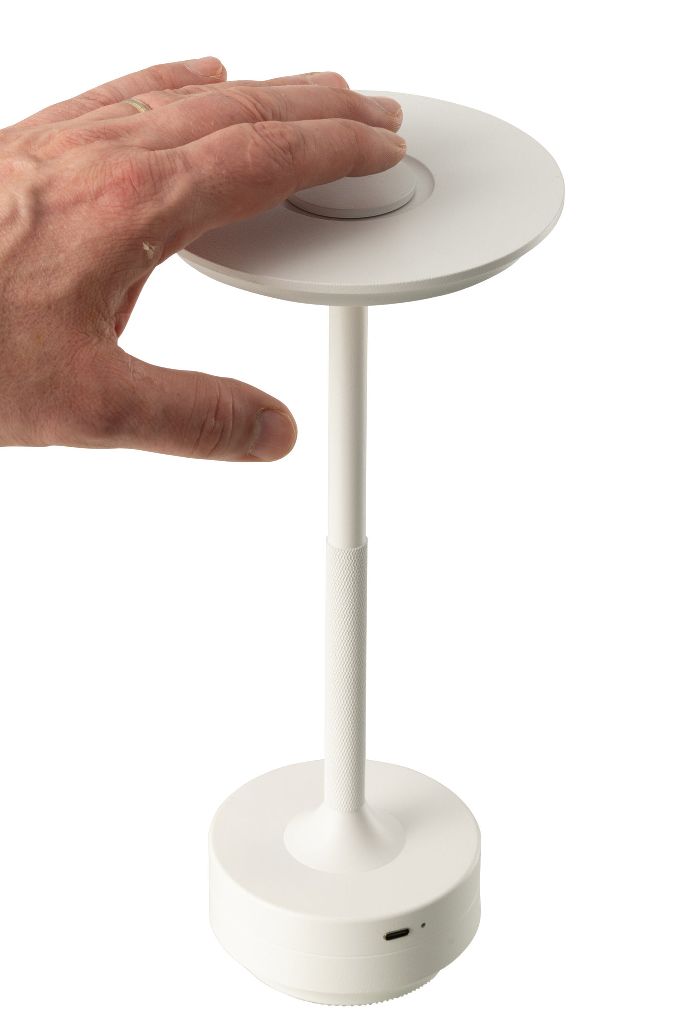 Lampe de table LED Touch Plastique Blanc - J-LINE