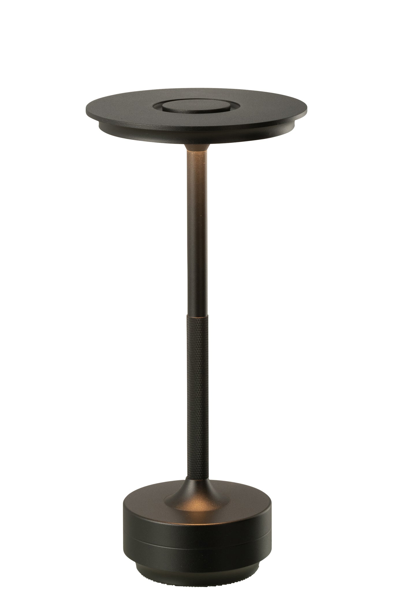 Lampe de table LED tactile plastique noir - J-LINE
