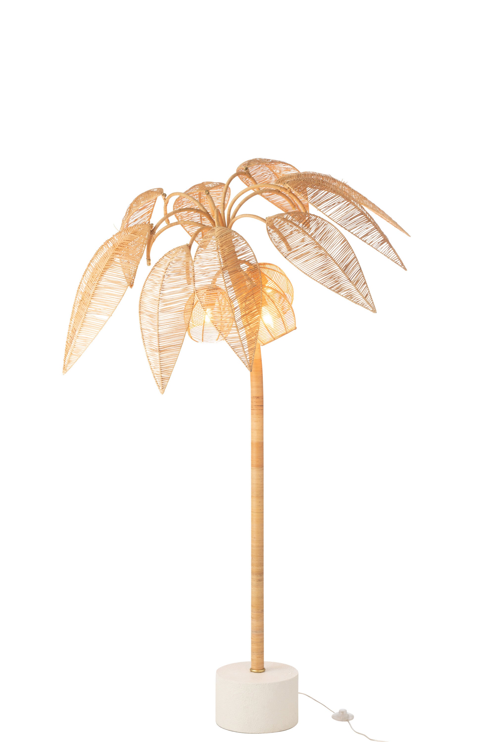 Vloerlamp Kokospalm Rotan S - J-LINE