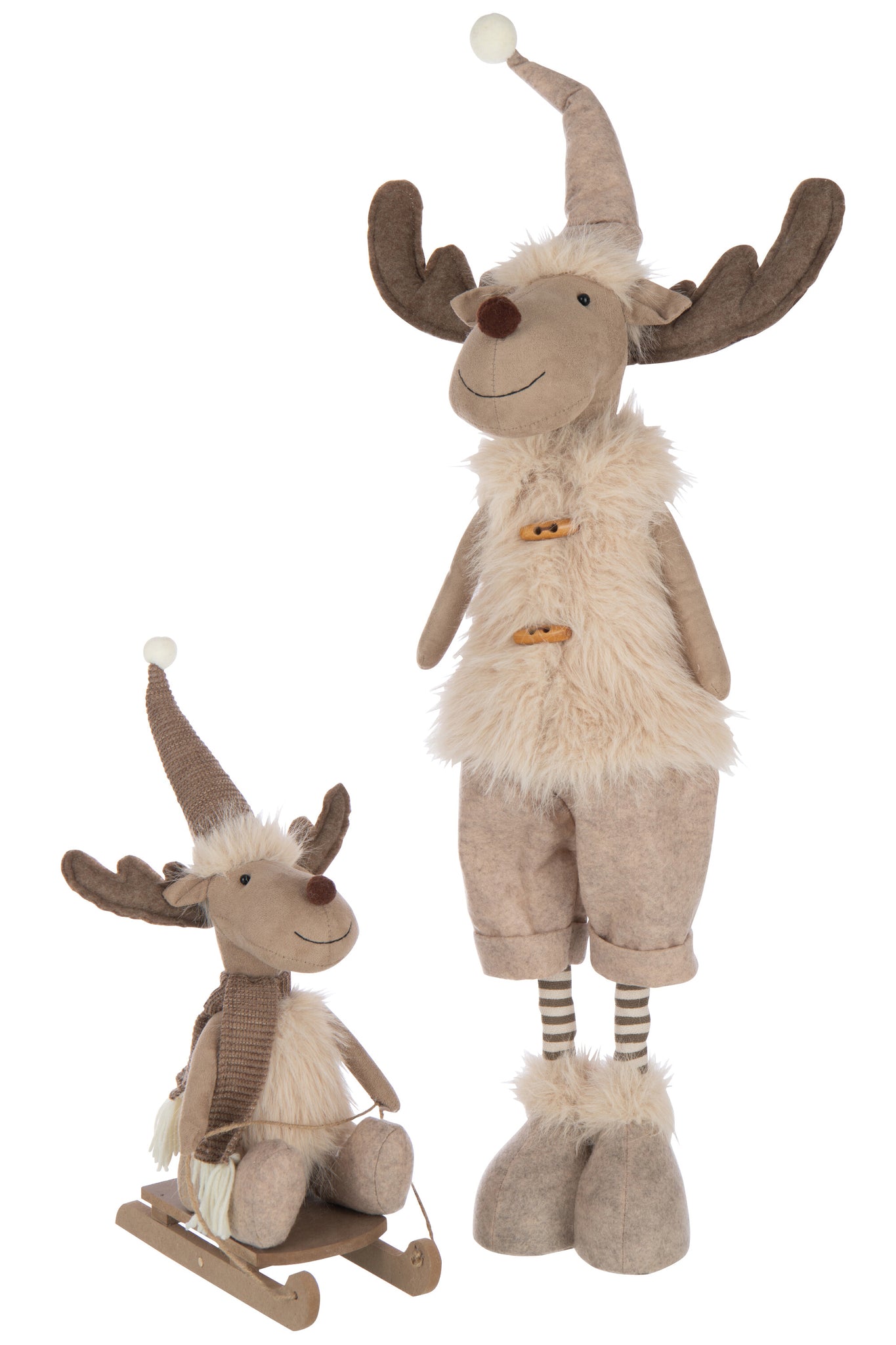 Moose Telescopische Bont Polyester Ecru - J-Line