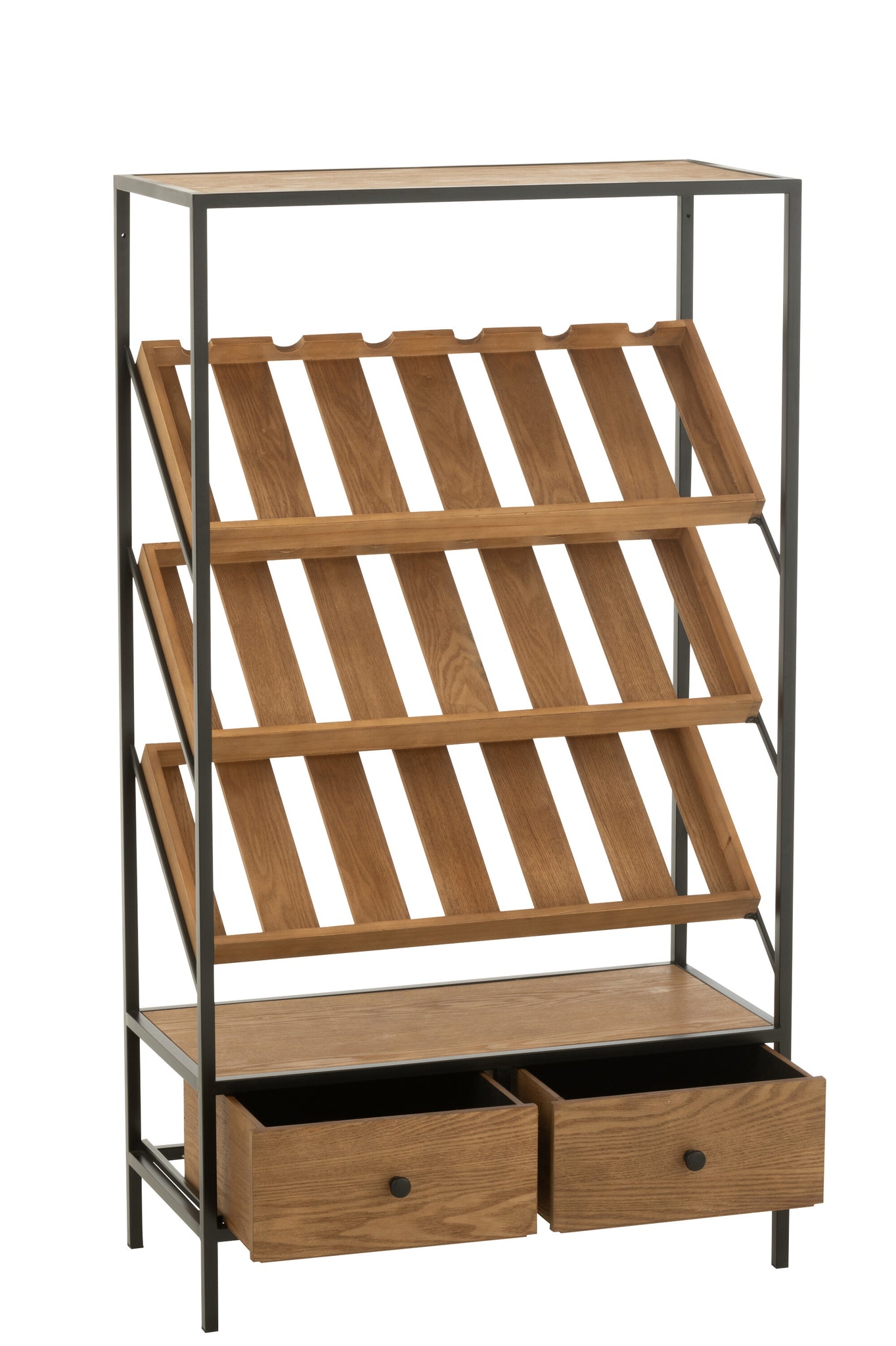 Barkast Natuur/Zwart Medium - J-LINE