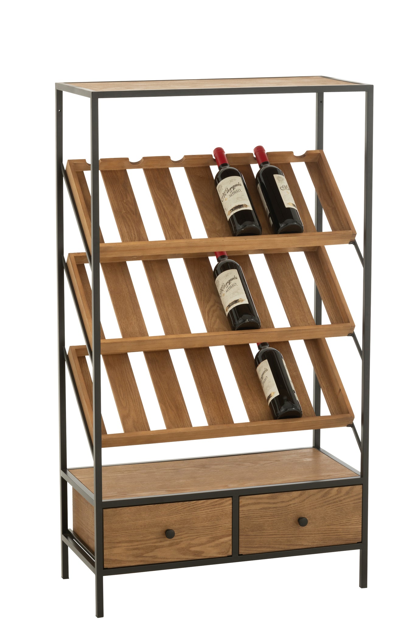 Barkast Natuur/Zwart Medium - J-LINE