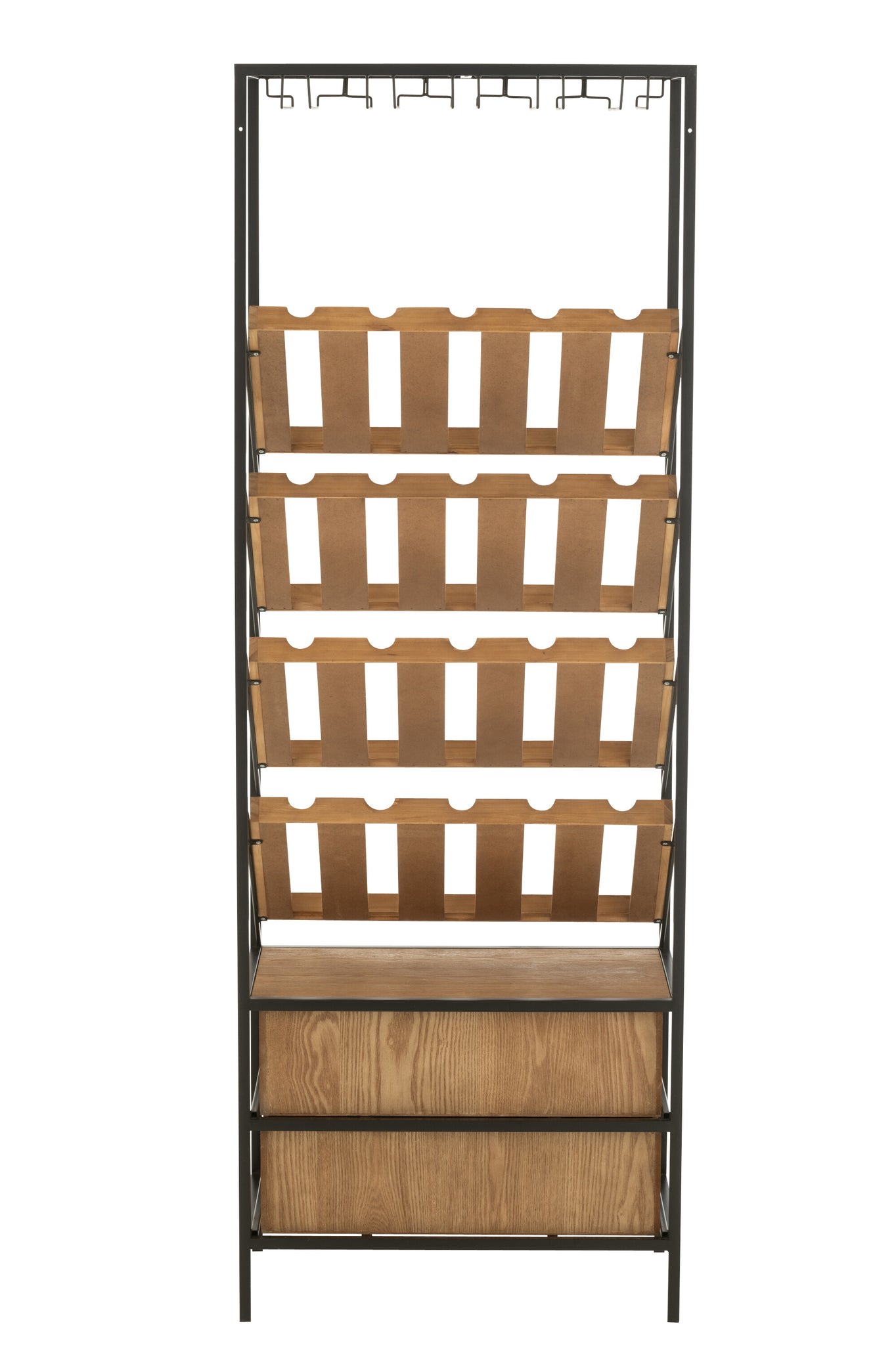 Barkast Natuur/Zwart Groot - J-LINE