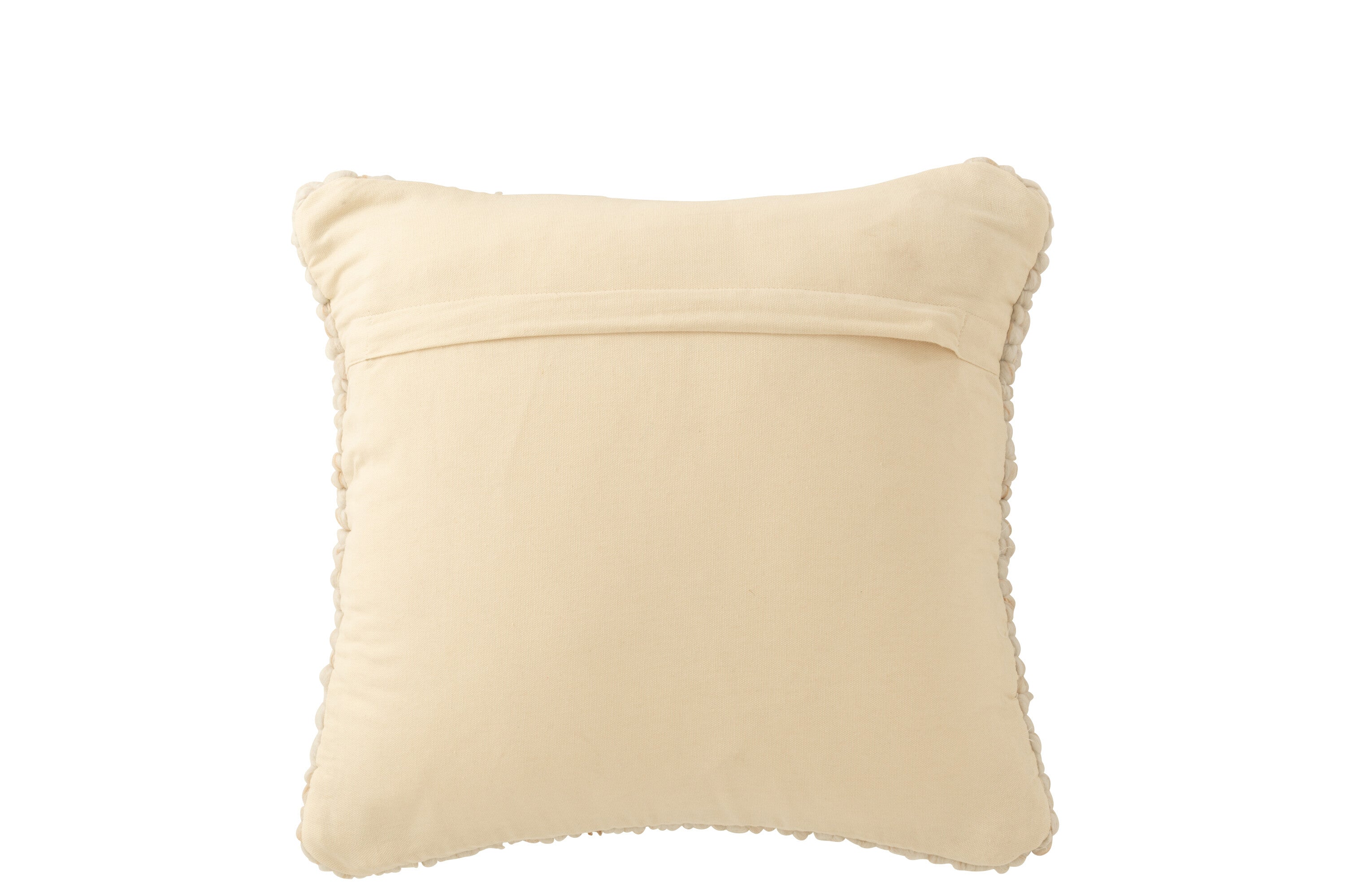 Kussen Geweven Polyester Ecru - J-LINE