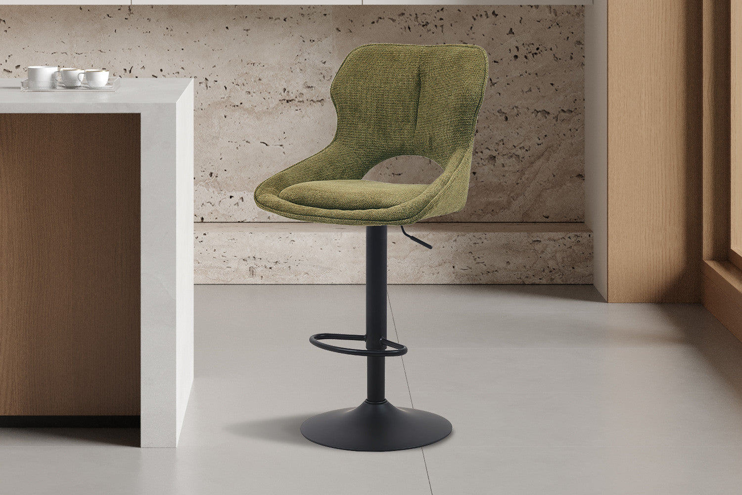 Barkruk 'Mori' groen - RS