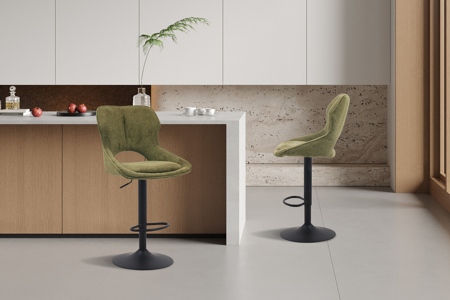 Barkruk 'Mori' groen - RS