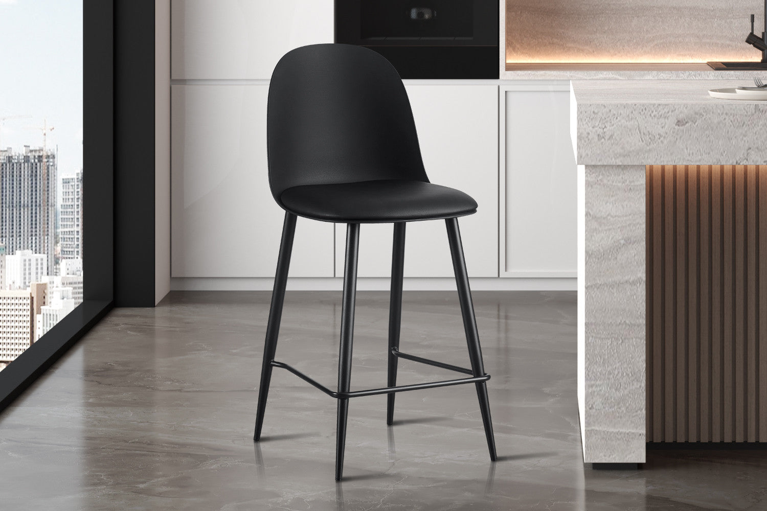 Counterkruk 'Jasmin' zwart - RS