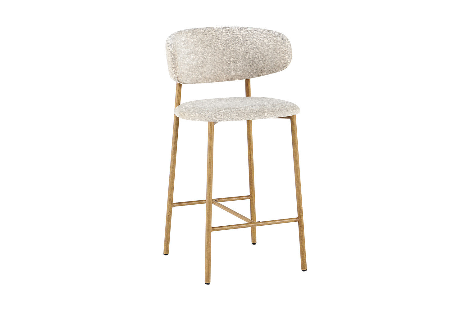NIEUW - Counterstoel 'Coco' Naturel - Stof Raven 24 Beige - RS