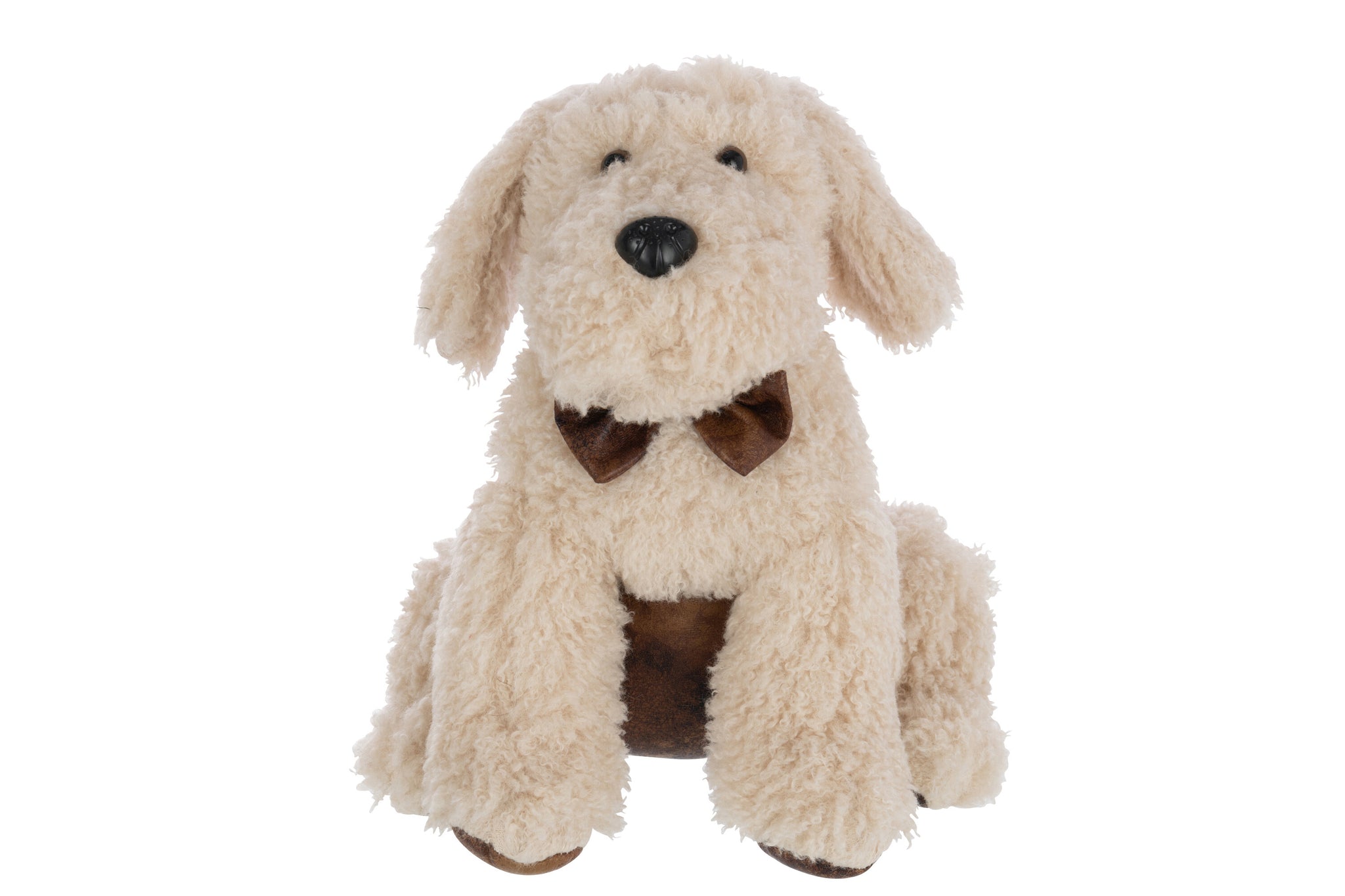 Deurstopper Hond Polyester Licht Beige - J-LINE