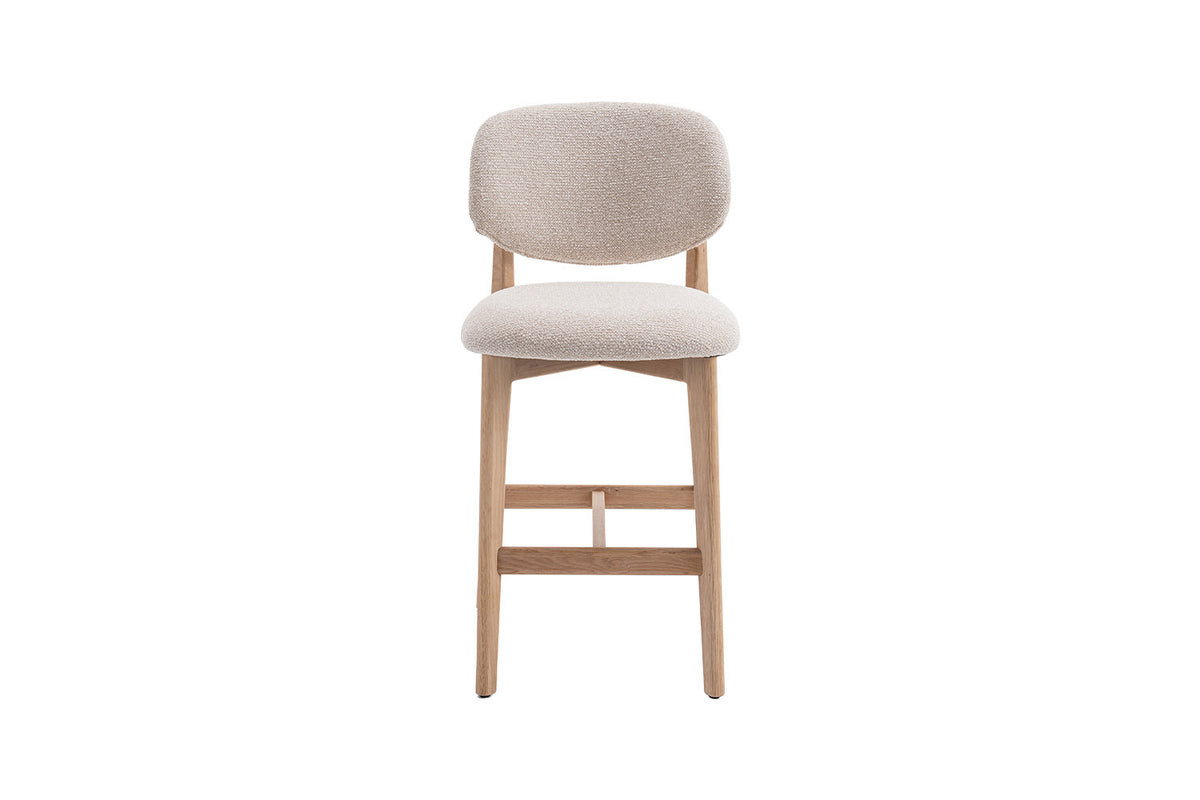Counterstoel 'Carmen' Naturel Eik Ote Milan 103 Beige  - RS