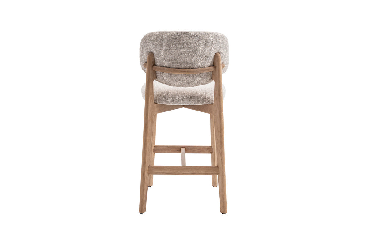 Counterstoel 'Carmen' Naturel Eik Ote Milan 103 Beige  - RS