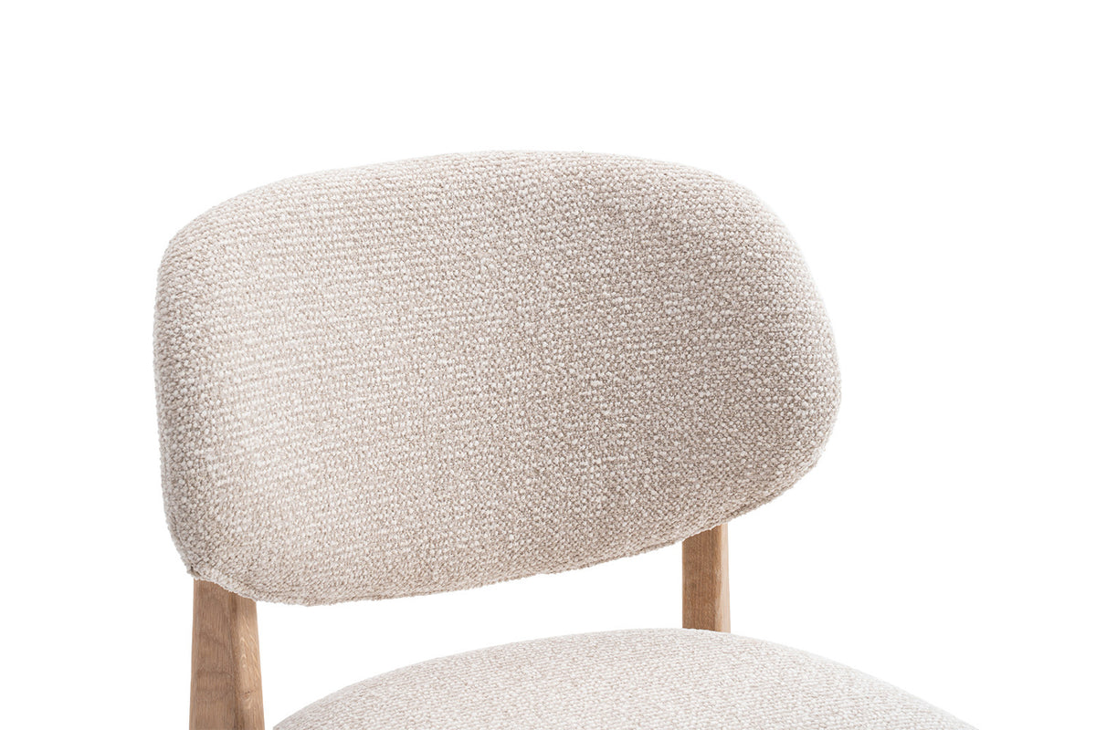 Counterstoel 'Carmen' Naturel Eik Ote Milan 103 Beige  - RS