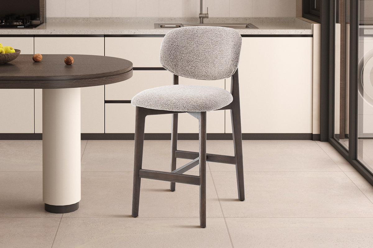 Counterstoel 'Carmen' Gerookte Eik Ote Milan 130 Zand  - RS