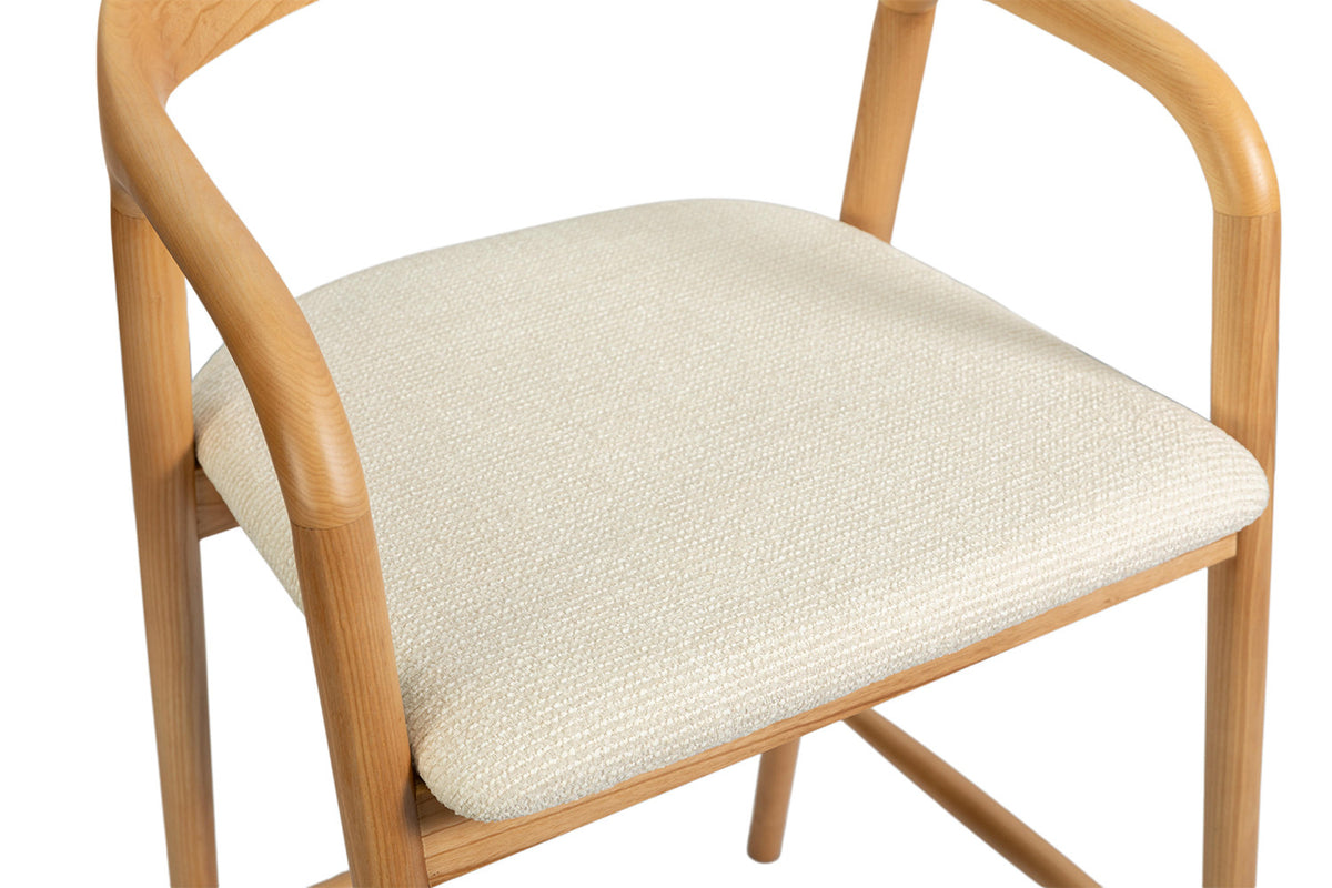 Counterstoel 'Claire' Essenhout Naturel Milan 103 Beige  - RS